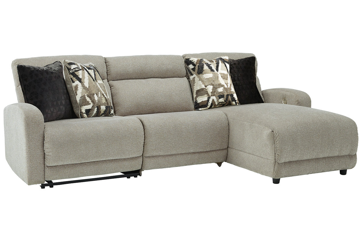 Colleyville Stone 3-Piece Power Reclining Sectional with Chaise - SET | 5440546 | 5440562 | 5440579 - Bien Home Furniture & Electronics