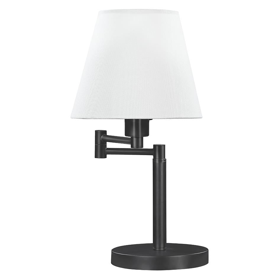 Colombe Rotatable Frame Table Lamp Off White/Matte Black - 923306 - Bien Home Furniture &amp; Electronics