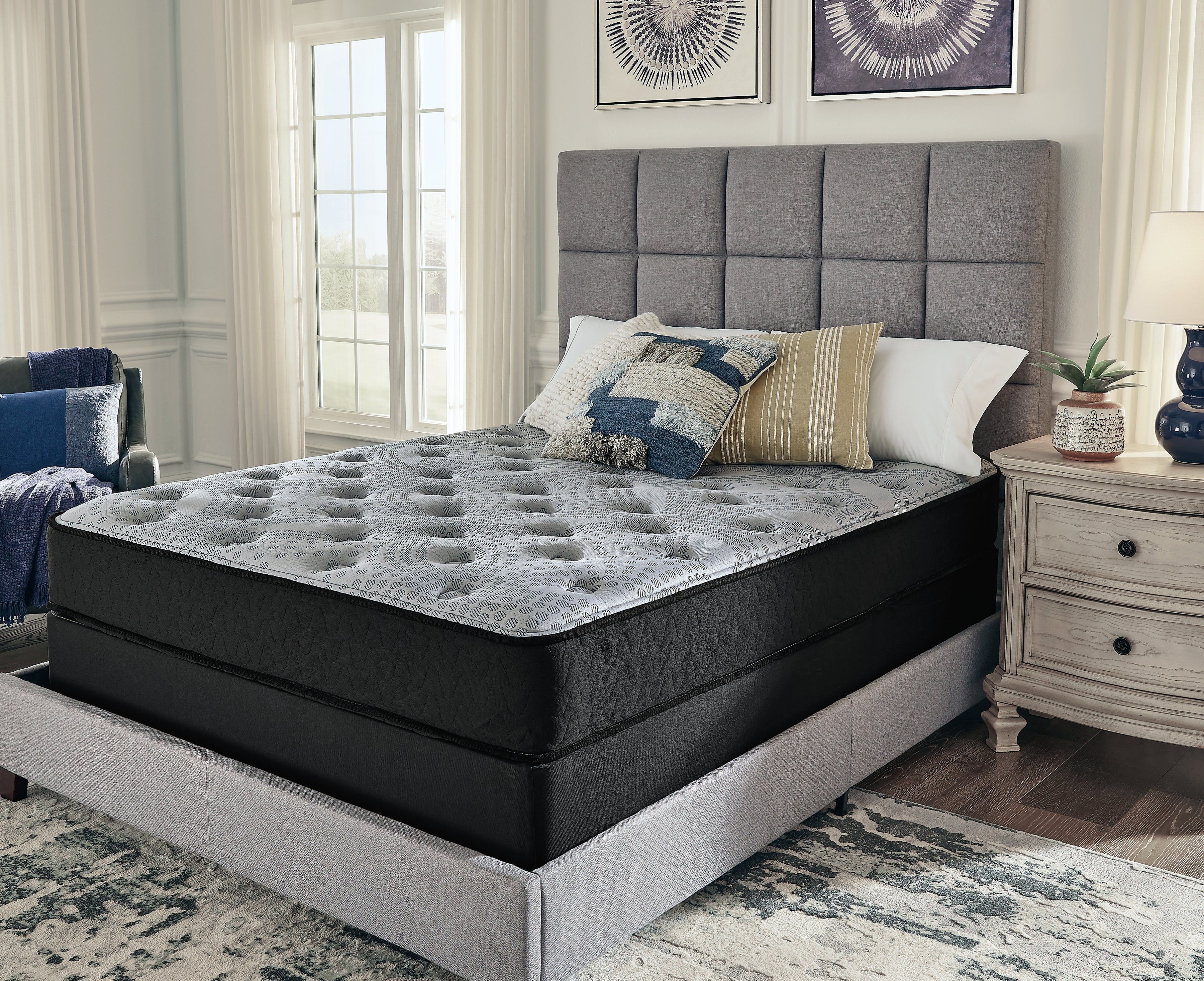 Comfort Plus Gray Full Mattress - M50921 - Bien Home Furniture &amp; Electronics