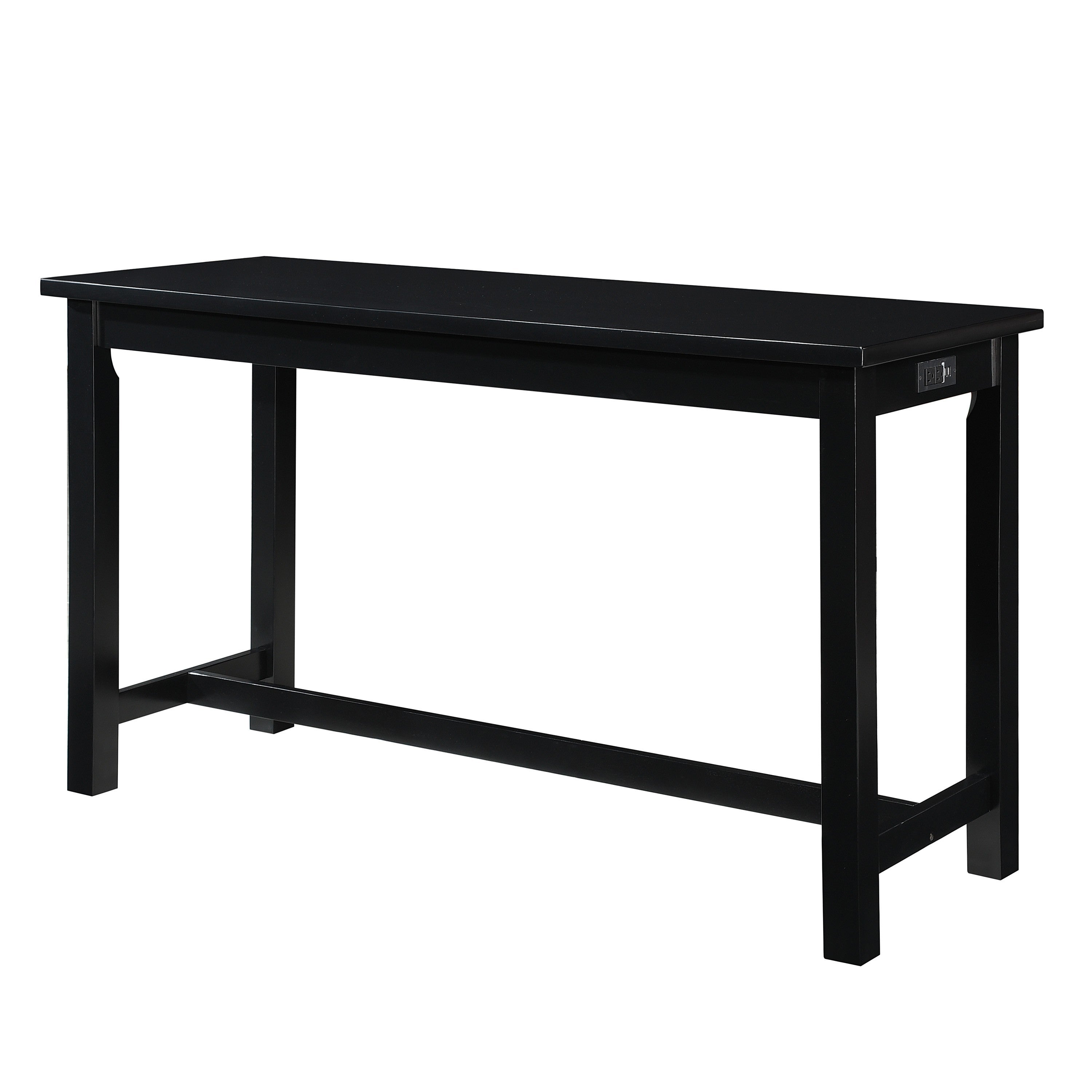 Connected Black 4-Piece Counter Height Set - 5713BK - Bien Home Furniture & Electronics