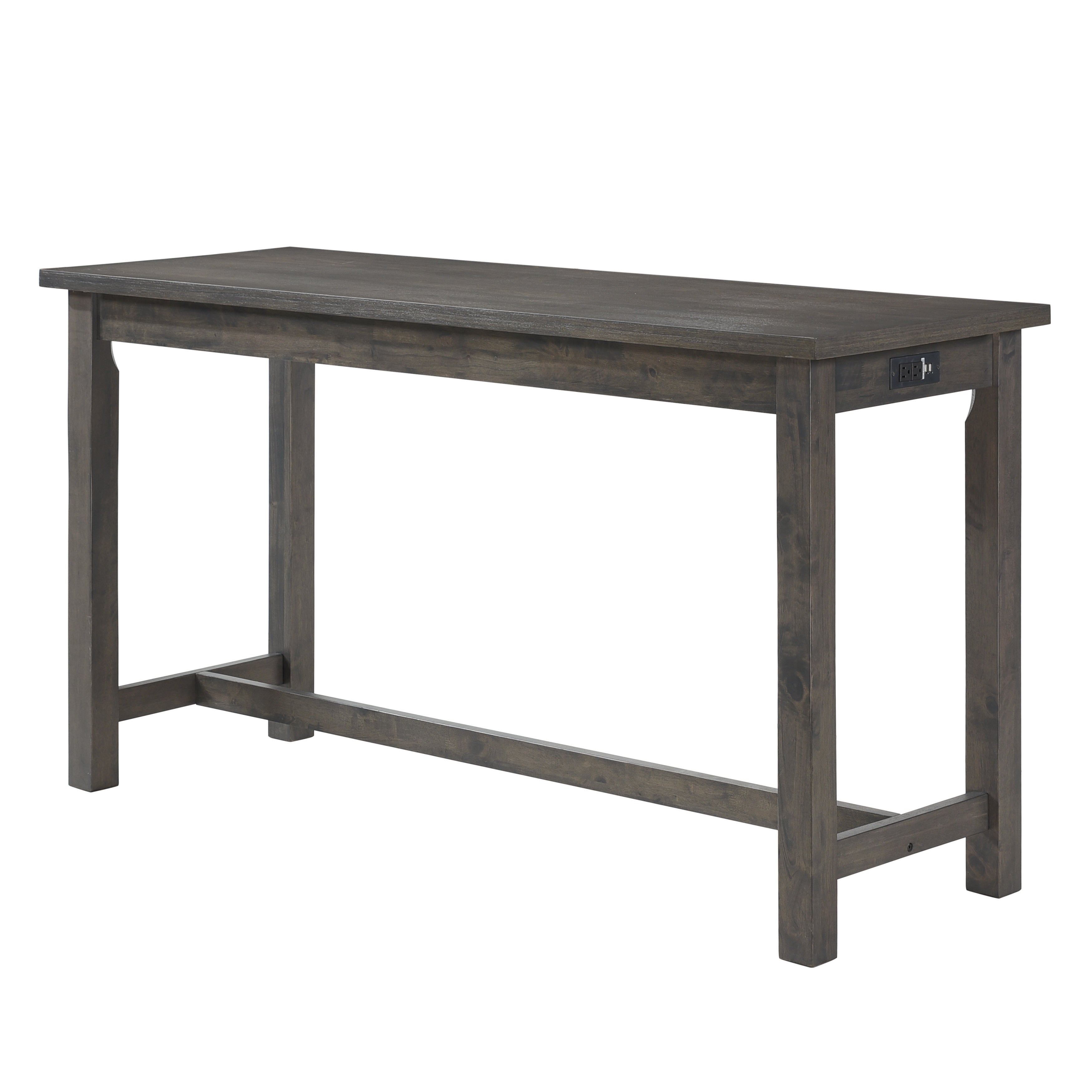 Connected Gray 4-Piece Counter Height Set - 5713GY - Bien Home Furniture & Electronics