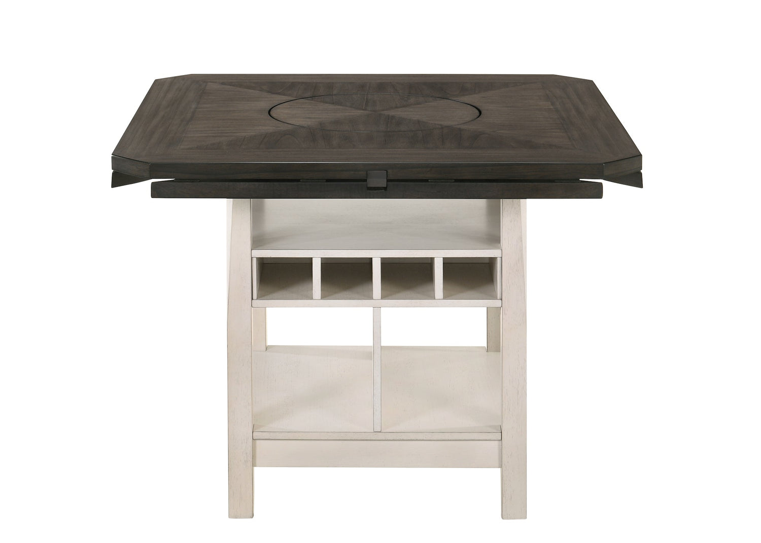 Conner Chalk/Gray Counter Height Set - SET | 2849CG-T-LEG | 2849CG-T-TOP | 2849CG-S-24(2) - Bien Home Furniture & Electronics