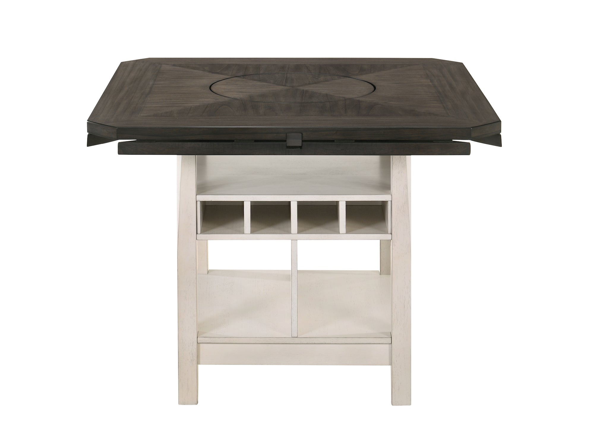 Conner Chalk/Gray Counter Height Set - SET | 2849CG-T-LEG | 2849CG-T-TOP | 2849CG-S-24(2) - Bien Home Furniture &amp; Electronics