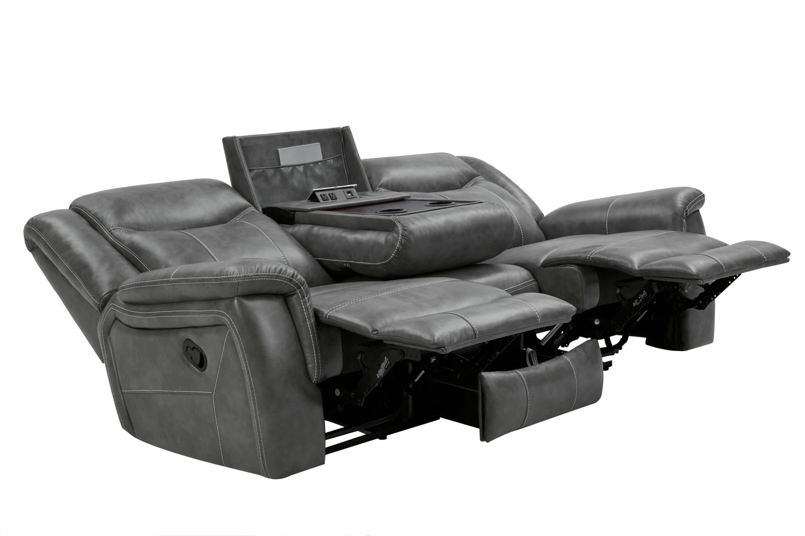 Conrad 3-Piece Living Room Set Gray - 650354-S3 - Bien Home Furniture & Electronics