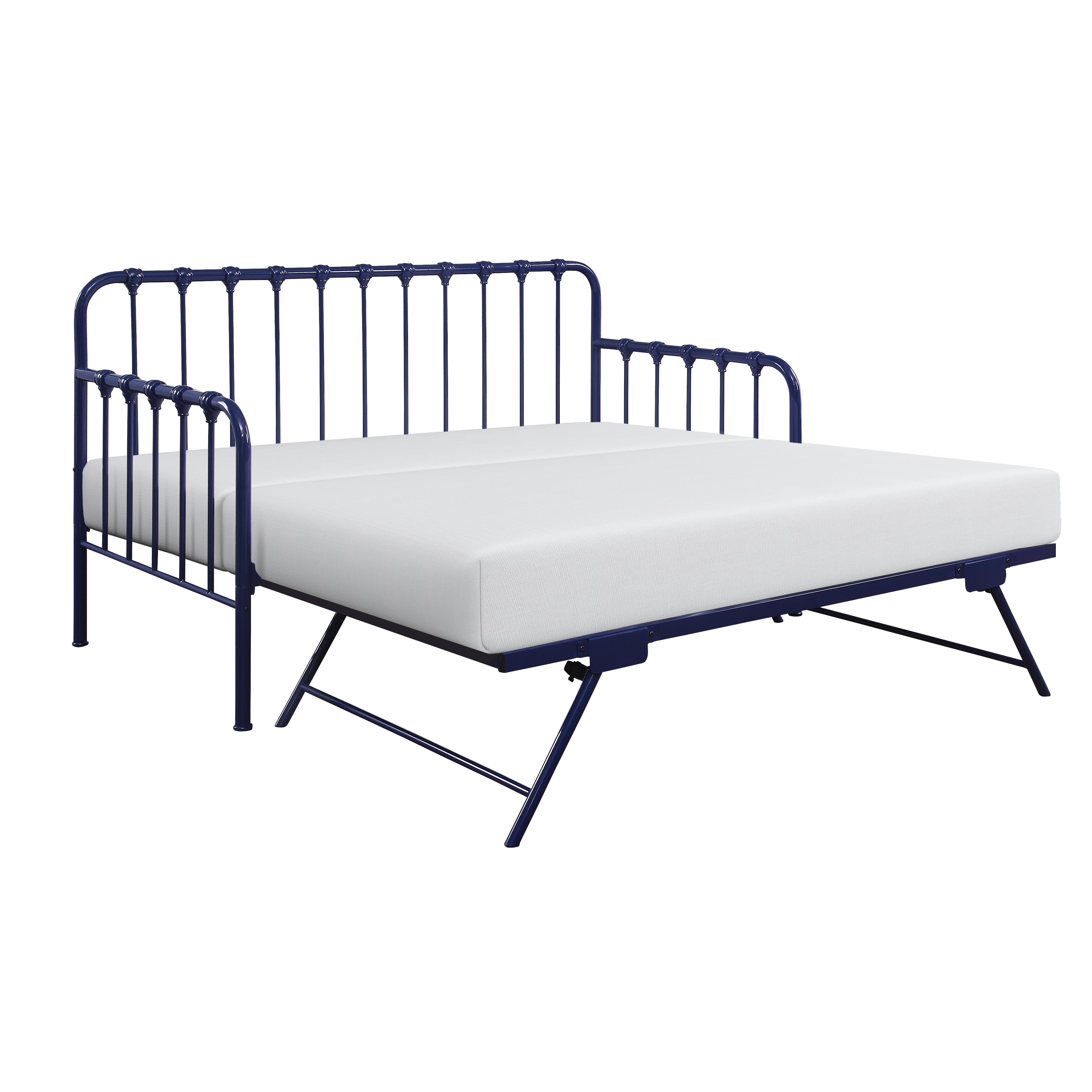 Constance Navy Blue Daybed With Lift-Up Trundle - 4983BU-NT - Bien Home Furniture &amp; Electronics