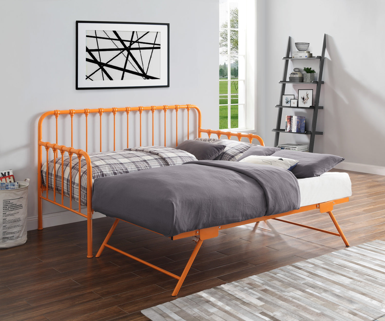 Constance Orange Daybed With Lift-Up Trundle - 4983RN-NT - Bien Home Furniture & Electronics