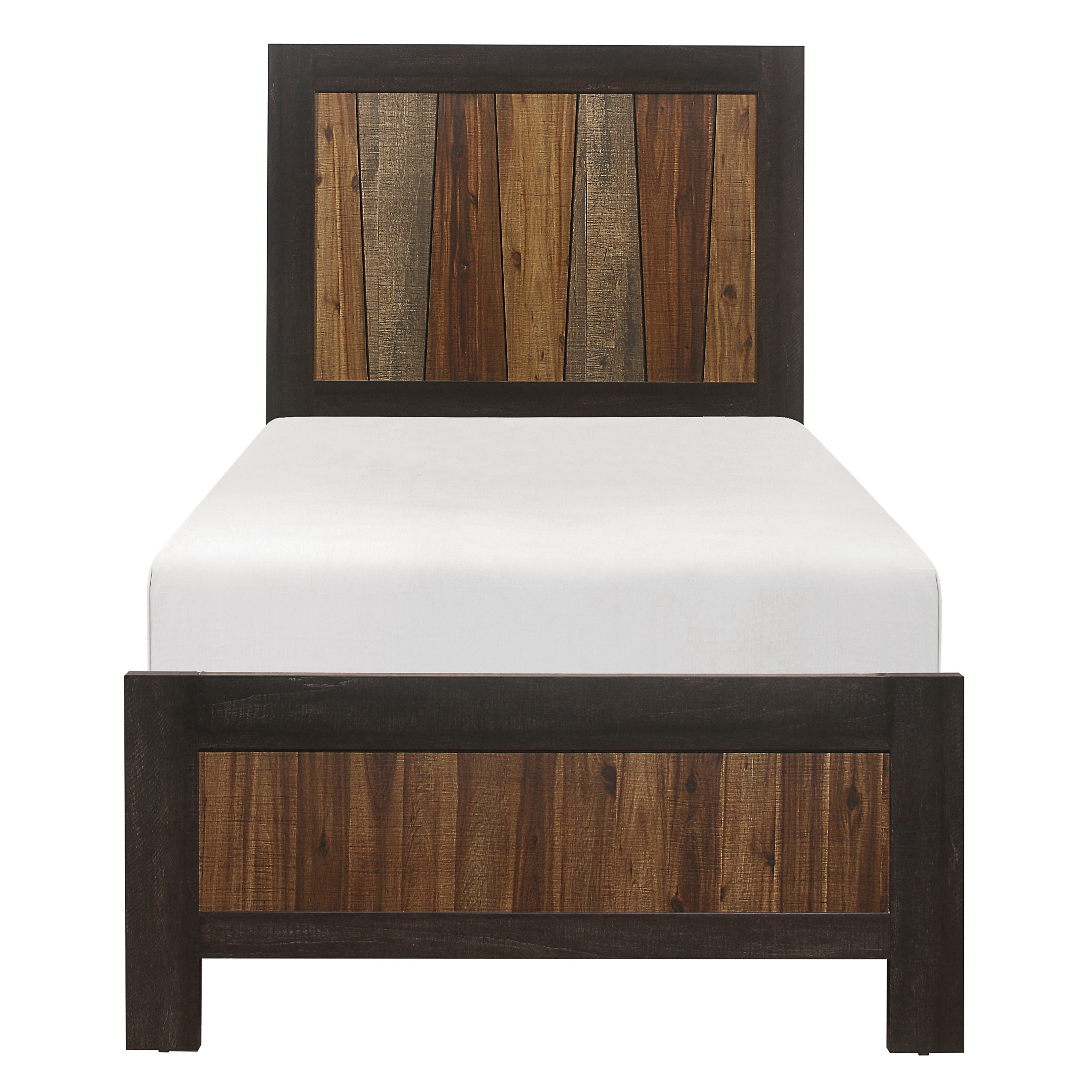 Cooper Wire Brushed Full Storage Panel Bed - SET | 2059F-1 | 2059T-3 | 2059-T - Bien Home Furniture & Electronics