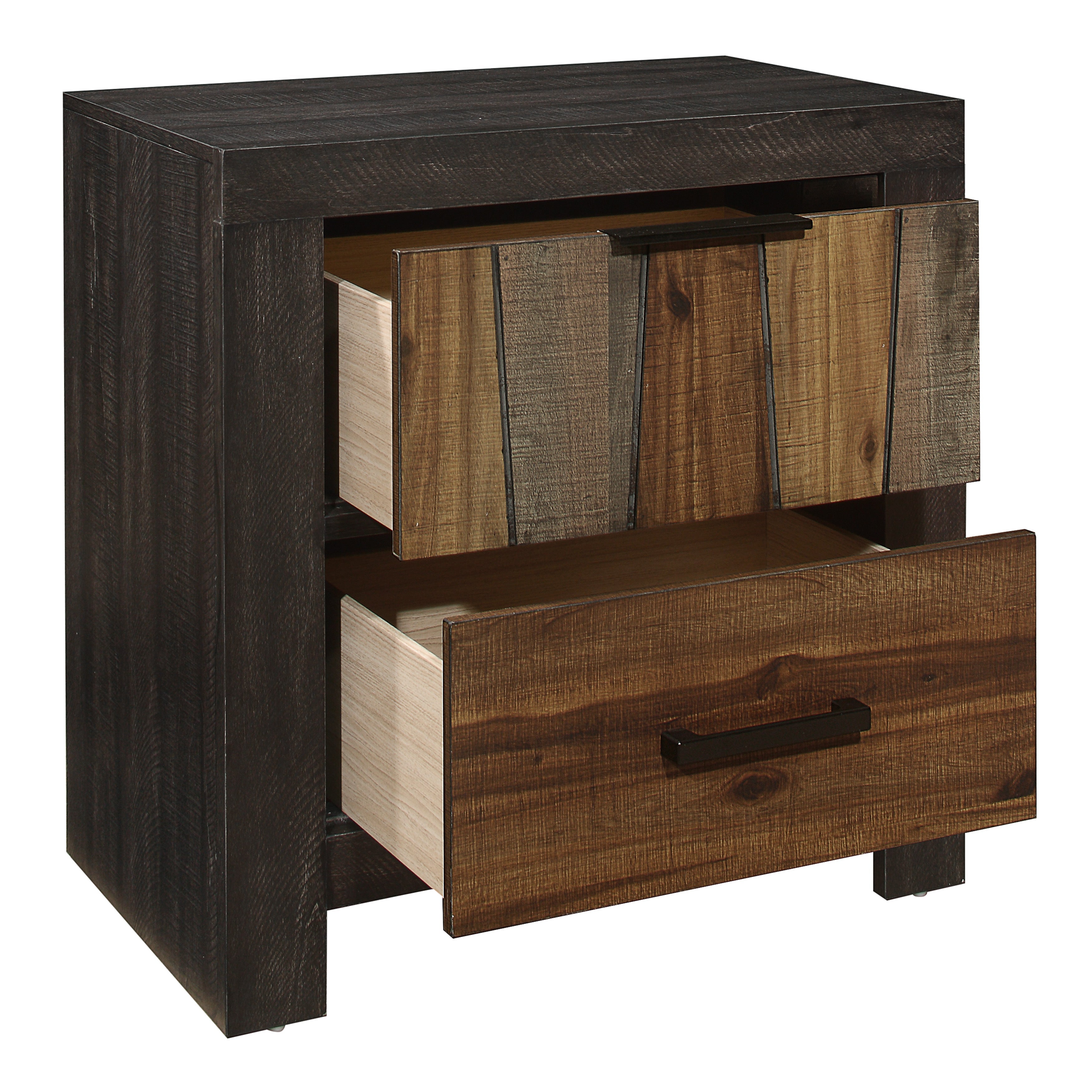 Cooper Wire Brushed Nightstand - 2059-4 - Bien Home Furniture & Electronics