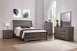 Coralee Gray Sleigh Bedroom Set - SET | B8100-K-HB | B8100-K-FB | B8100-KQ-RAIL | B8100-1 | B8100-11 - Bien Home Furniture & Electronics