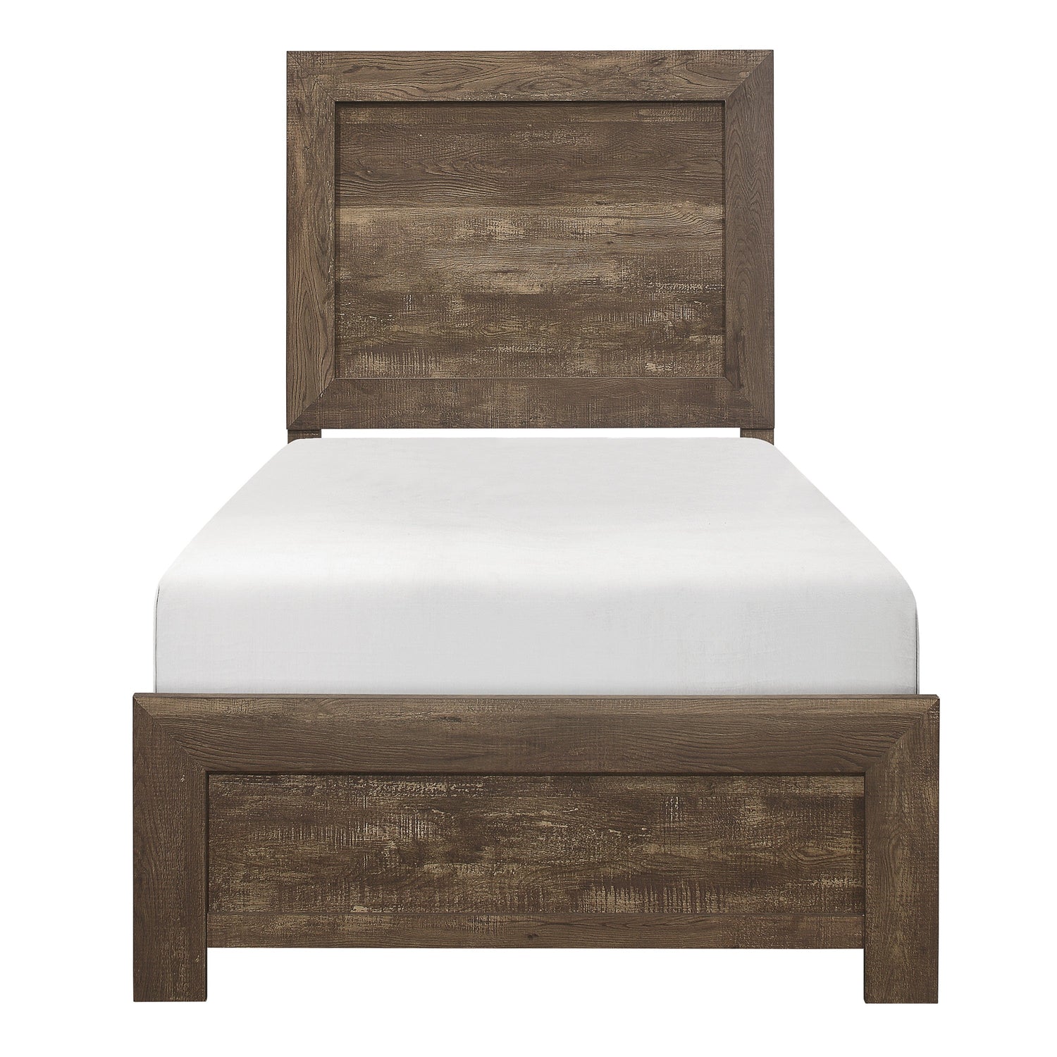 Corbin Brown Twin Panel Bed - 1534T-1 - Bien Home Furniture & Electronics