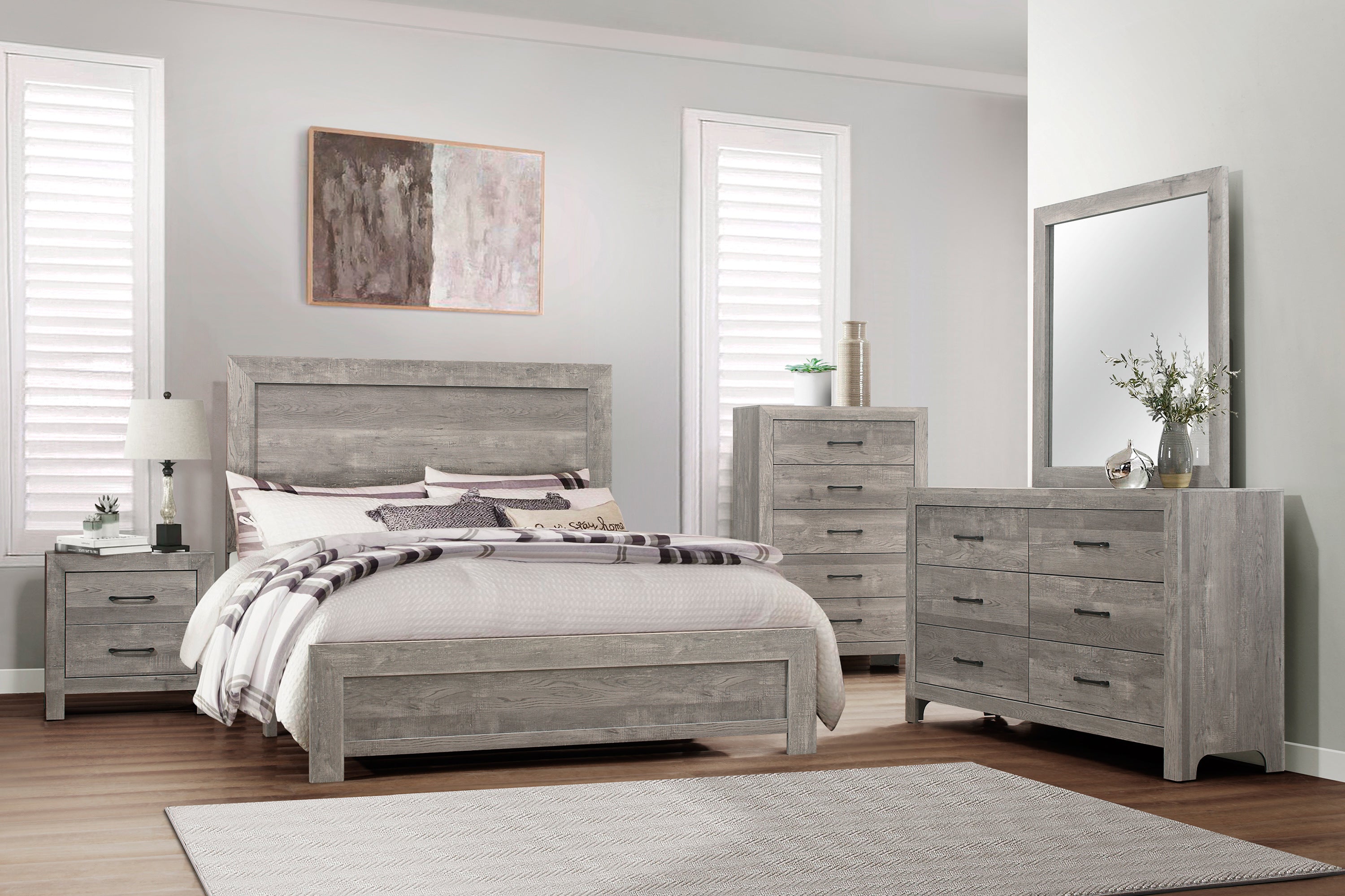 Corbin Gray Dresser - 1534GY-5 - Bien Home Furniture &amp; Electronics