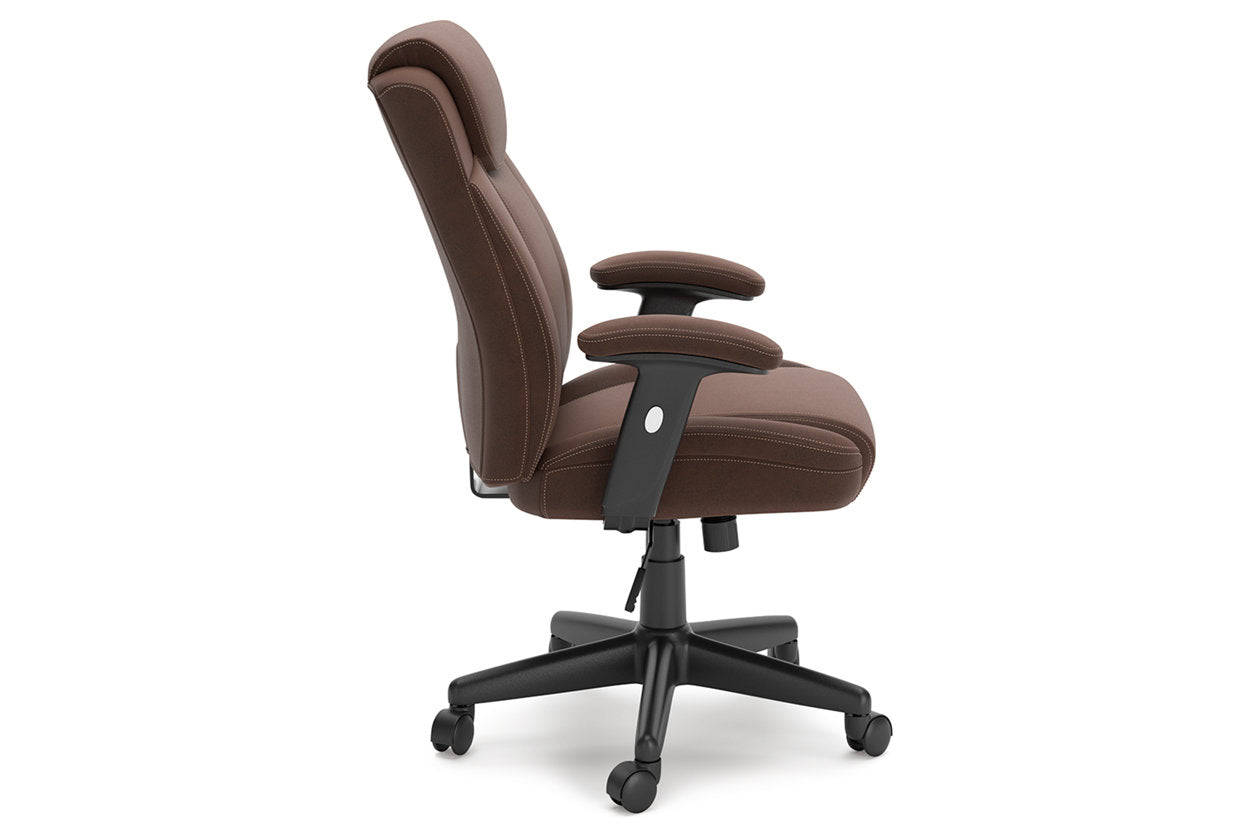 Corbindale Brown/Black Home Office Chair - H220-05A - Bien Home Furniture &amp; Electronics