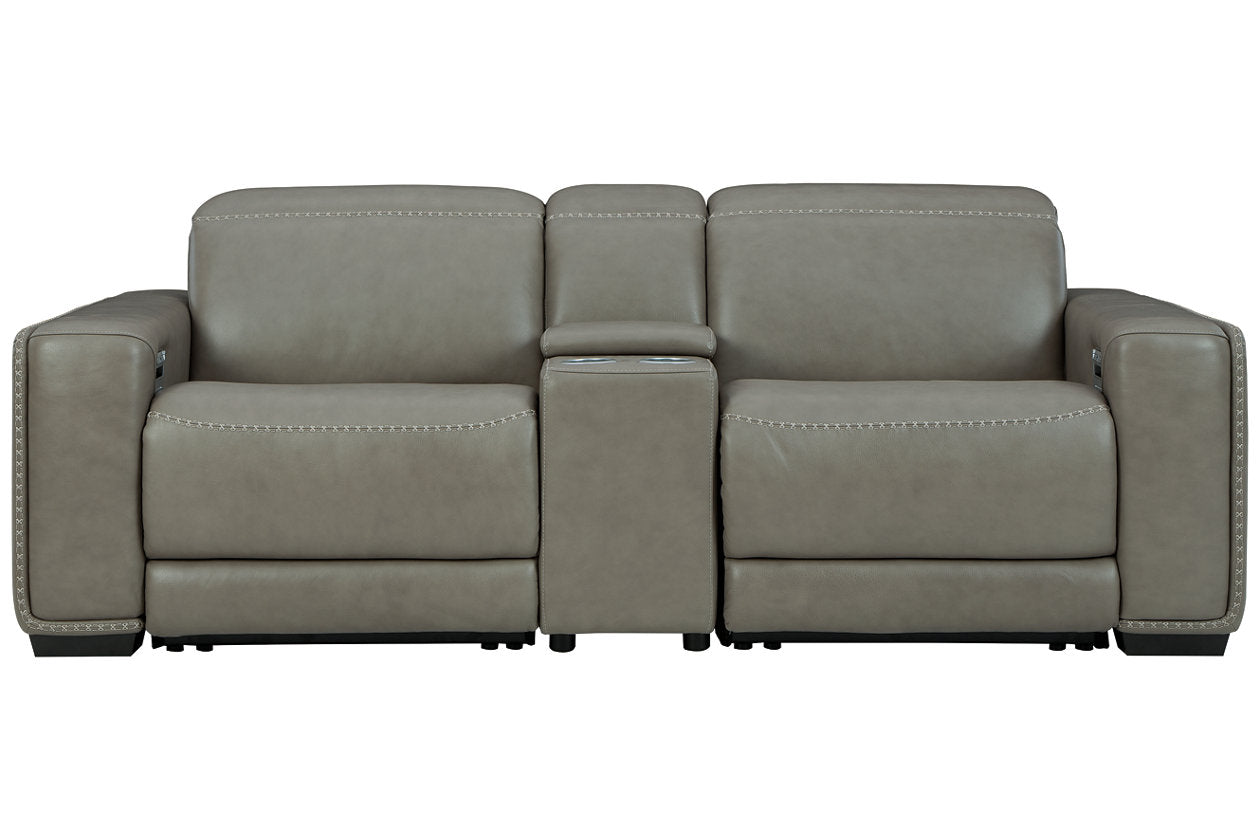 Correze Gray 3-Piece Power Reclining Loveseat - SET | U9420257 | U9420258 | U9420262 - Bien Home Furniture & Electronics