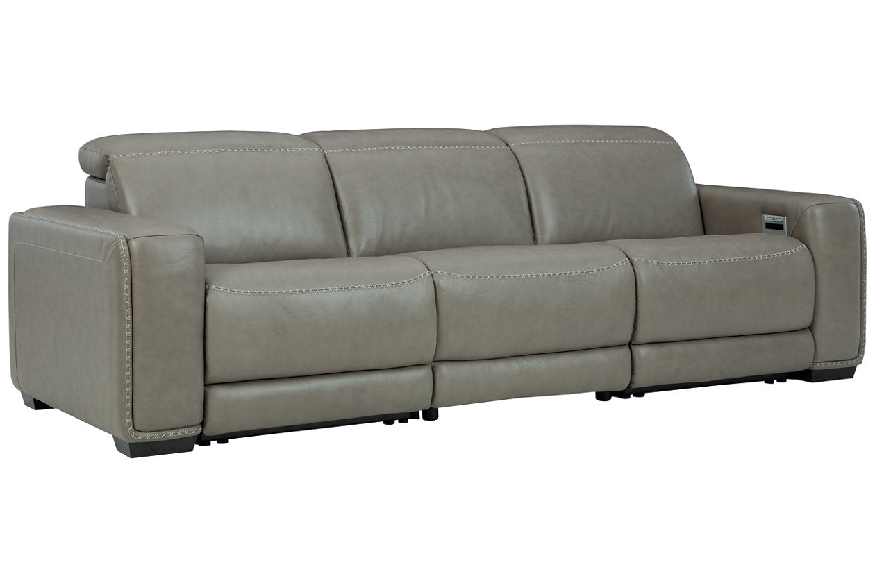 Correze Gray 3-Piece Power Reclining Sofa - SET | U9420246 | U9420258 | U9420262 - Bien Home Furniture & Electronics