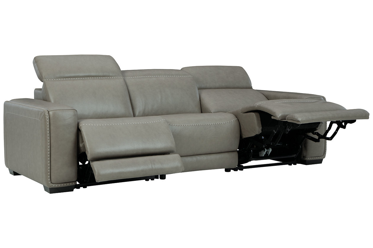 Correze Gray 3-Piece Power Reclining Sofa - SET | U9420246 | U9420258 | U9420262 - Bien Home Furniture & Electronics