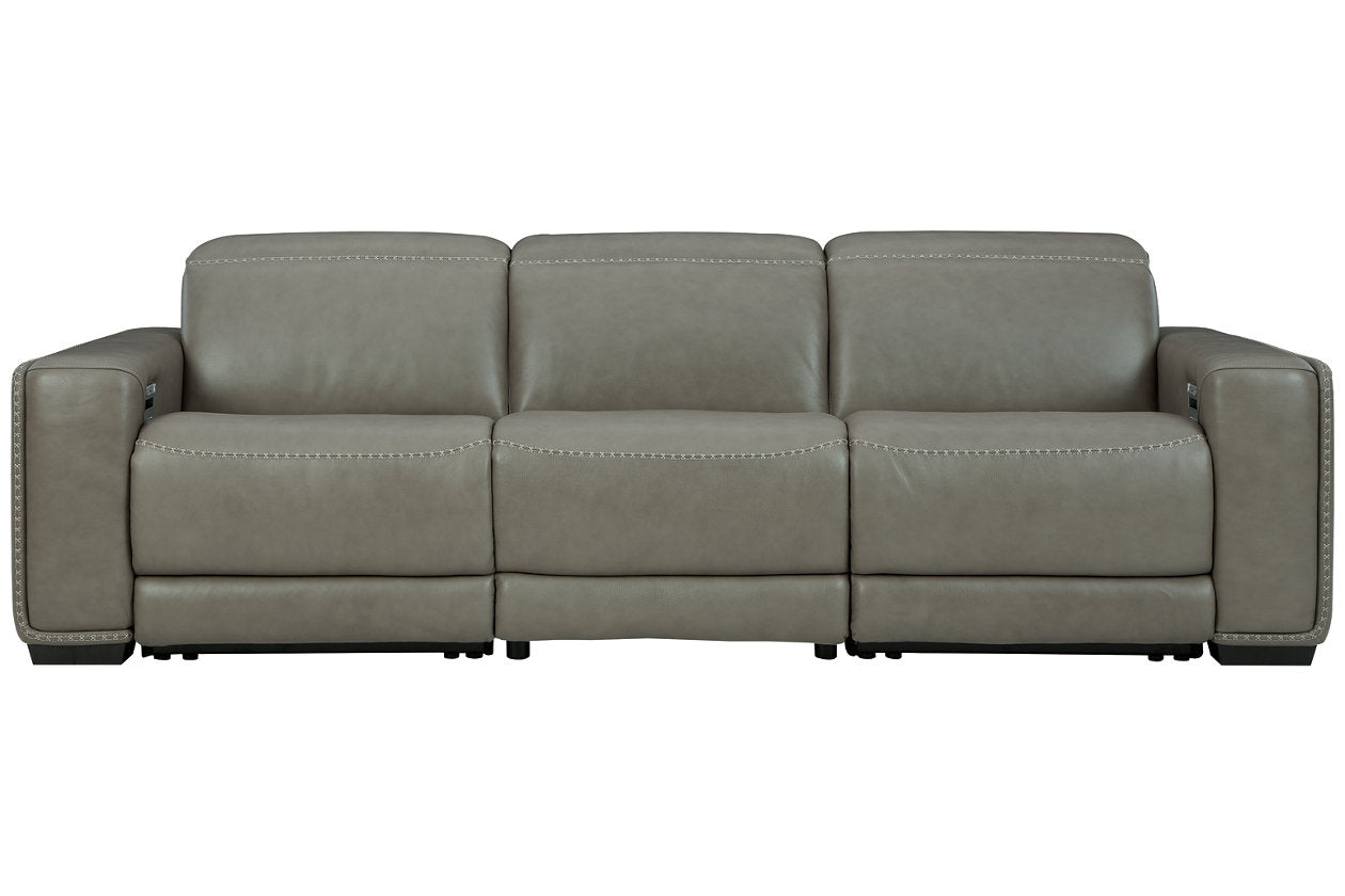 Correze Gray 3-Piece Power Reclining Sofa - SET | U9420246 | U9420258 | U9420262 - Bien Home Furniture & Electronics