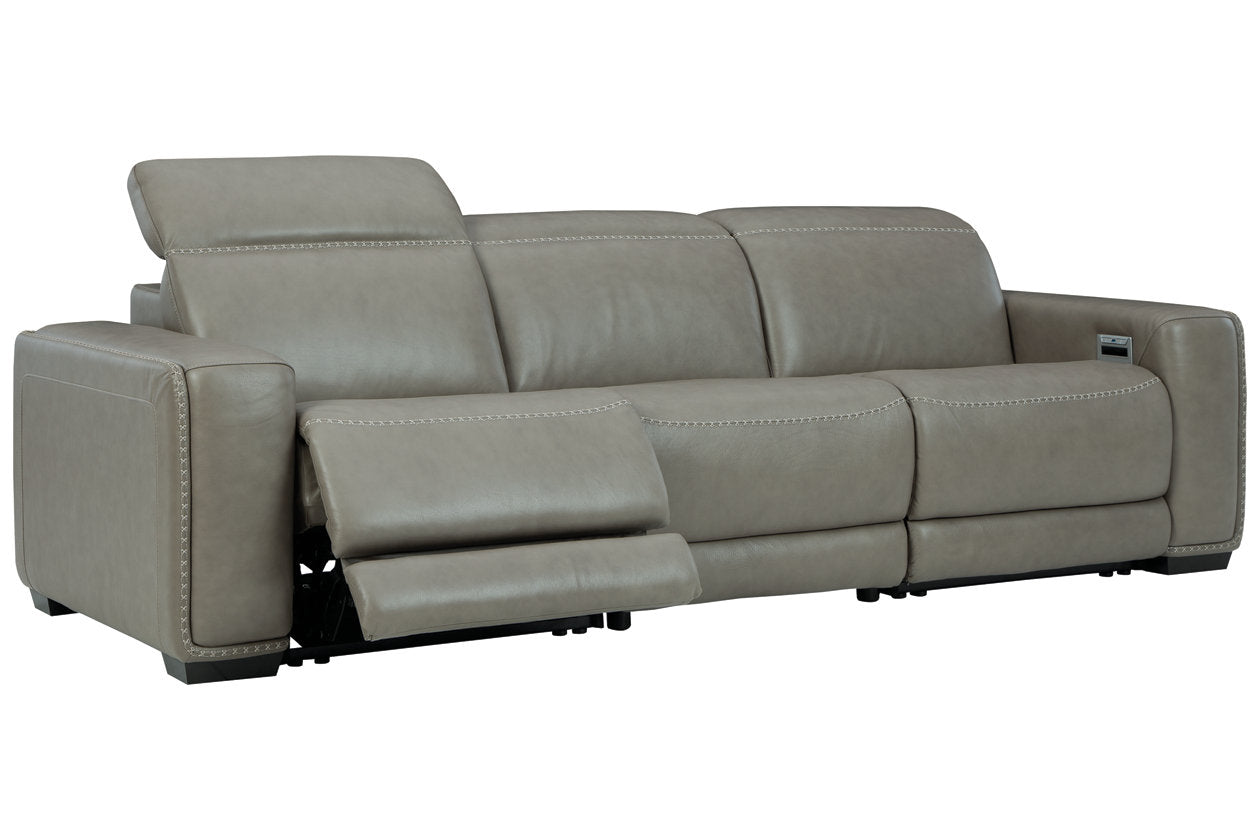 Correze Gray 3-Piece Power Reclining Sofa - SET | U9420246 | U9420258 | U9420262 - Bien Home Furniture & Electronics