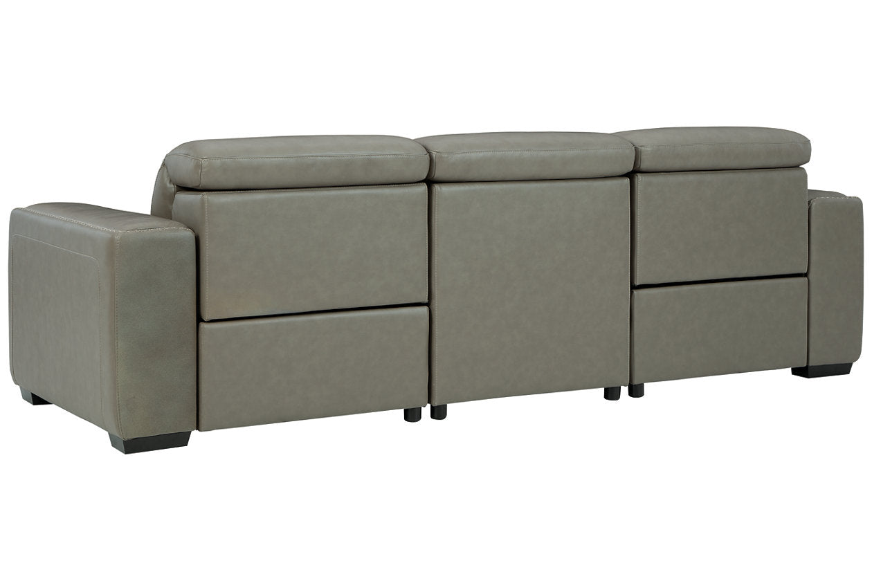 Correze Gray 3-Piece Power Reclining Sofa - SET | U9420246 | U9420258 | U9420262 - Bien Home Furniture & Electronics