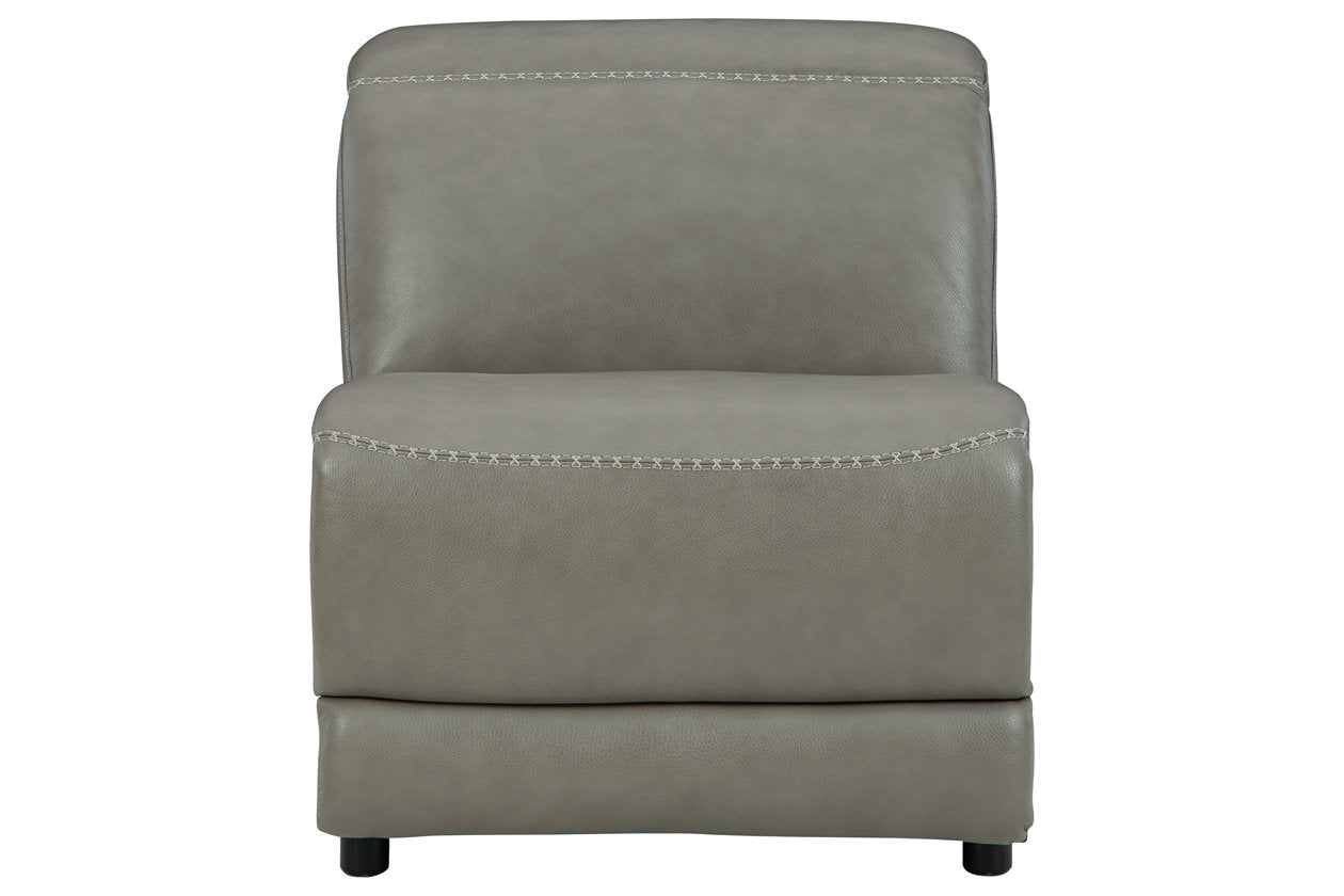 Correze Gray Armless Chair - U9420246 - Bien Home Furniture & Electronics