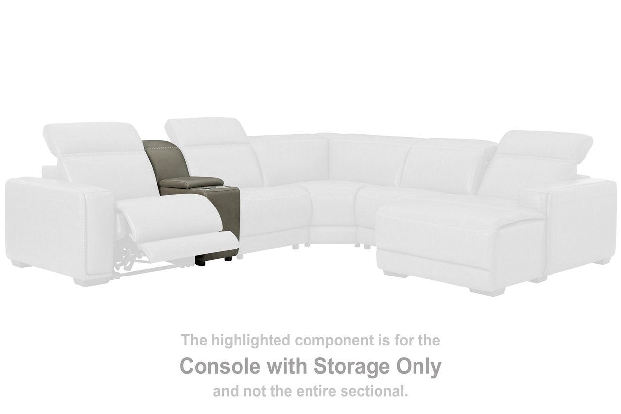 Correze Gray Console with Storage - U9420257 - Bien Home Furniture & Electronics