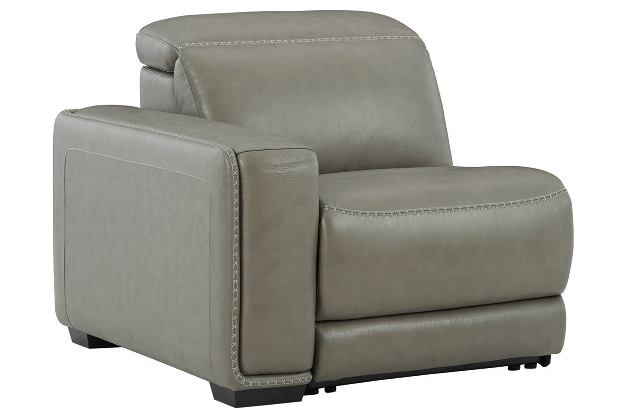 Correze Gray Left-Arm Facing Power Recliner - U9420258 - Bien Home Furniture & Electronics