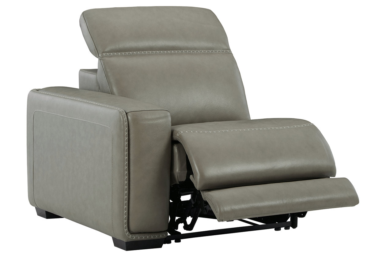 Correze Gray Left-Arm Facing Power Recliner - U9420258 - Bien Home Furniture & Electronics