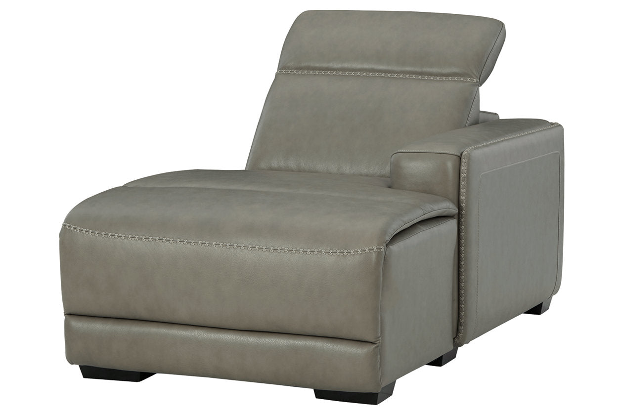 Correze Gray Right-Arm Facing Power Reclining Back Chaise - U9420297 - Bien Home Furniture & Electronics