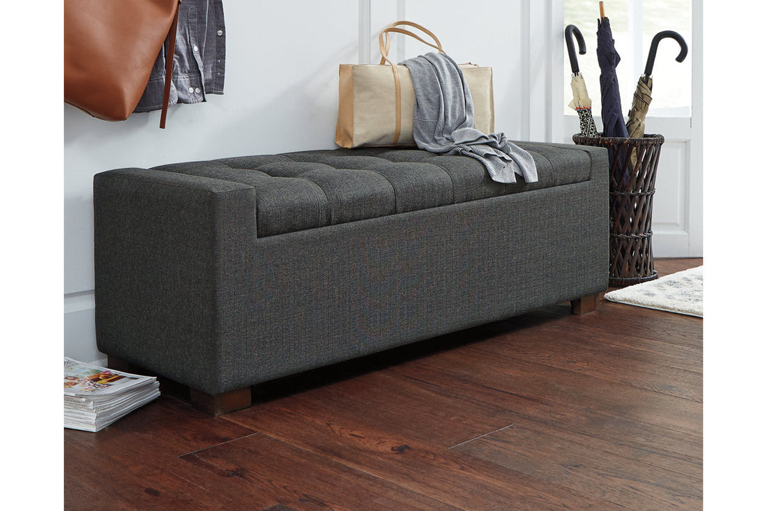 Cortwell Gray Storage Bench - A3000224 - Bien Home Furniture &amp; Electronics