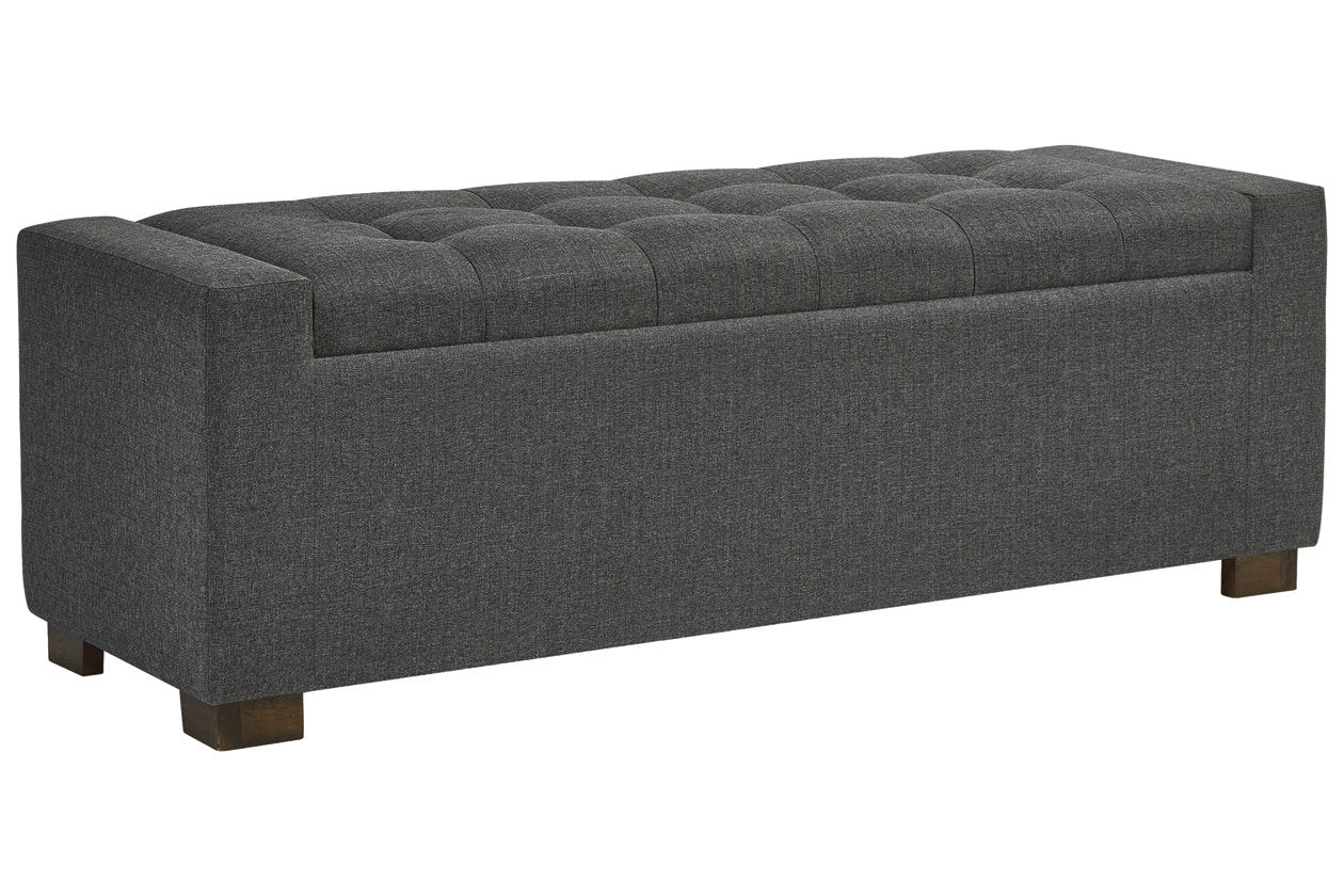 Cortwell Gray Storage Bench - A3000224 - Bien Home Furniture & Electronics