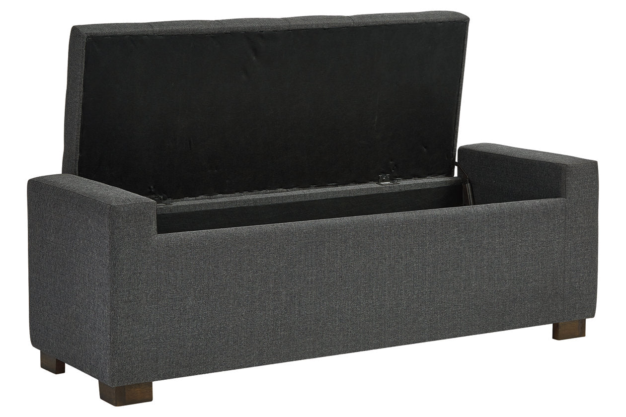 Cortwell Gray Storage Bench - A3000224 - Bien Home Furniture & Electronics