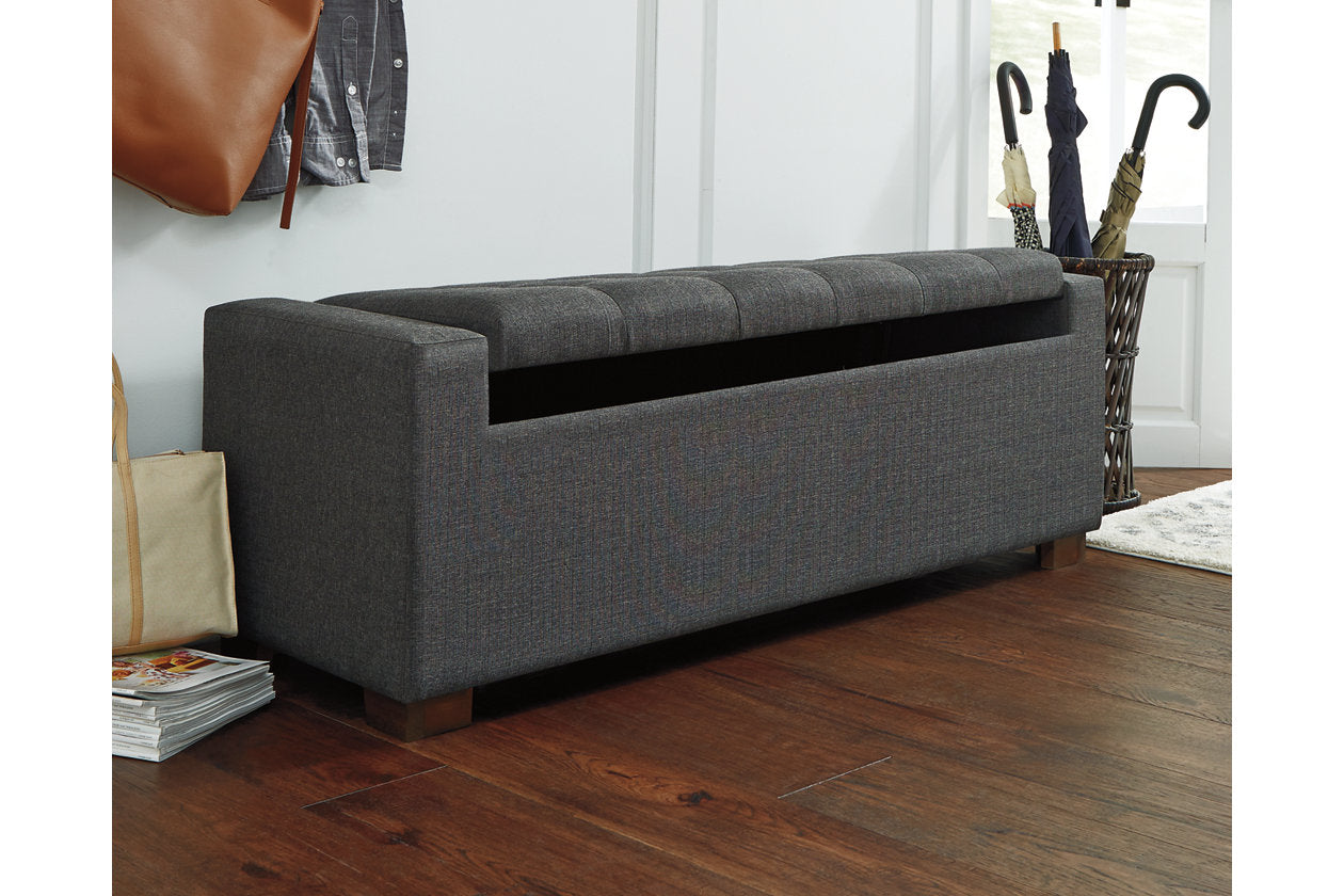 Cortwell Gray Storage Bench - A3000224 - Bien Home Furniture &amp; Electronics