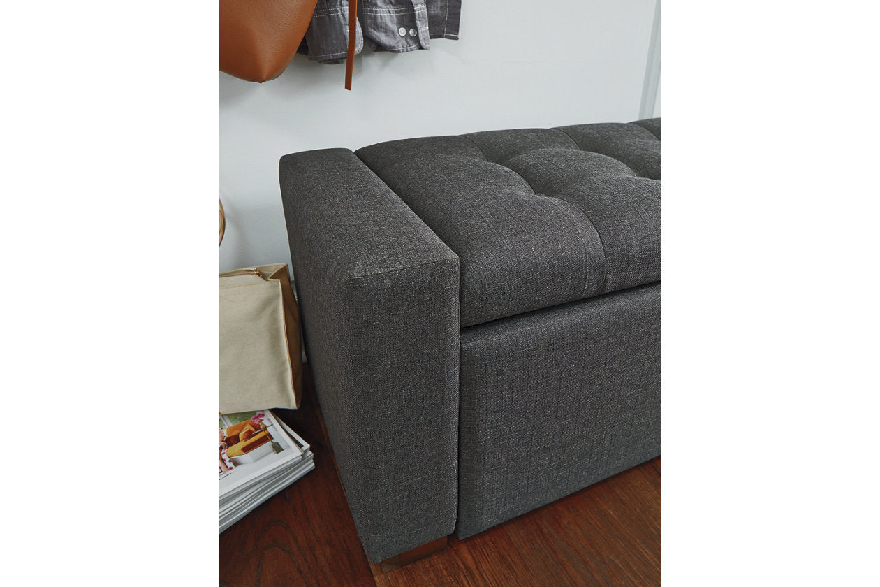 Cortwell Gray Storage Bench - A3000224 - Bien Home Furniture & Electronics