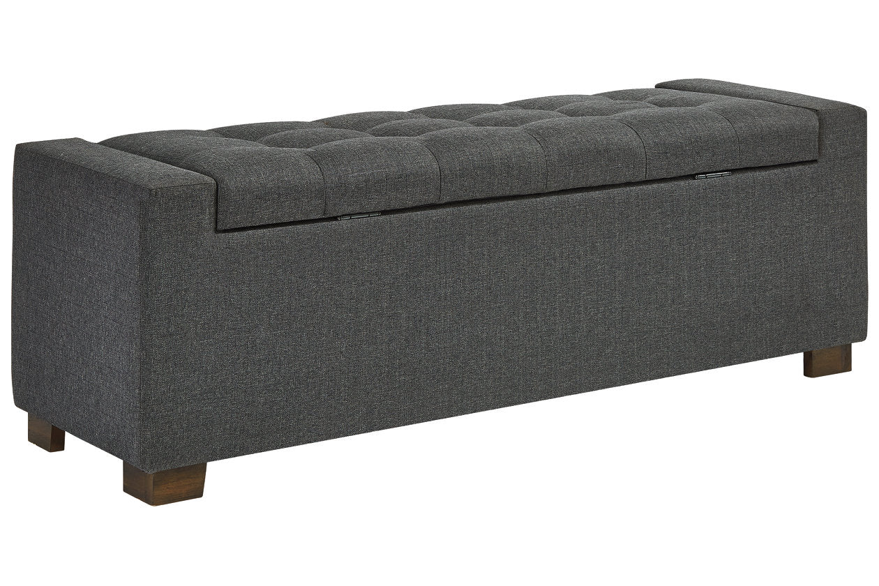 Cortwell Gray Storage Bench - A3000224 - Bien Home Furniture & Electronics