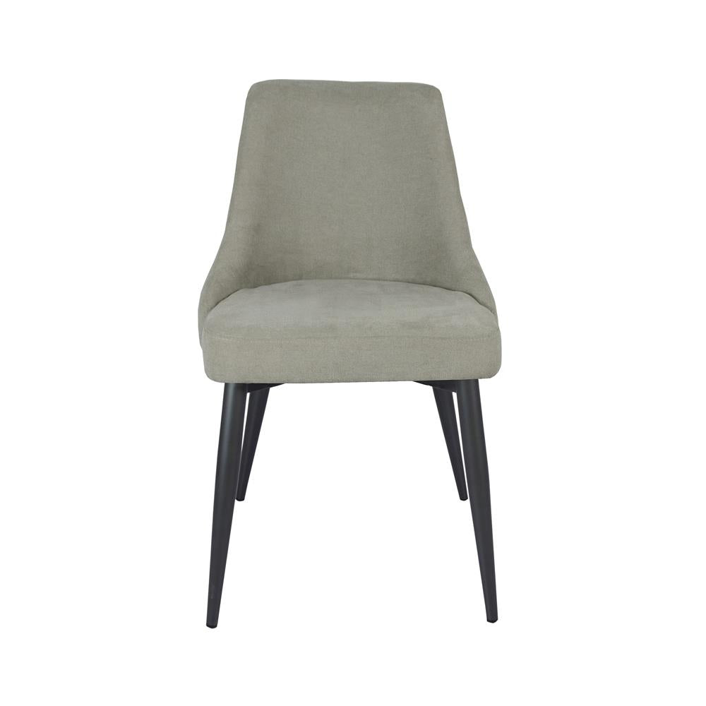 Cosmo Upholstered Curved Back Side Chairs, Set of 2 - 106044 - Bien Home Furniture & Electronics