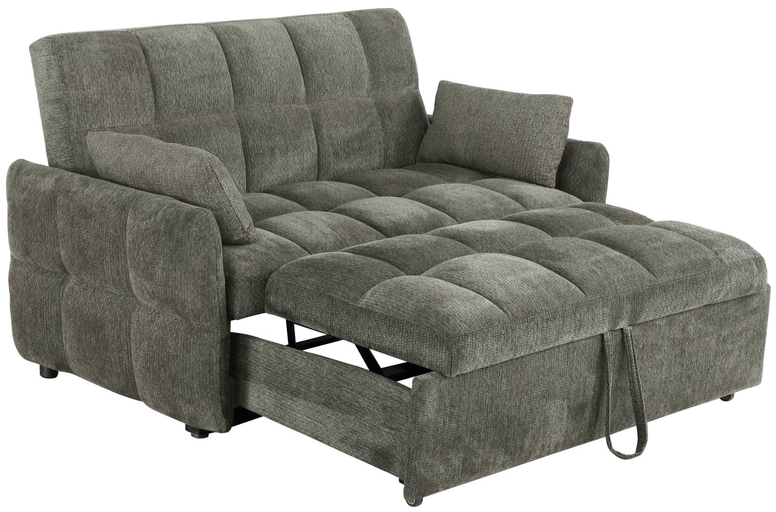 Cotswold Tufted Cushion Sleeper Sofa Bed Brown - 508308 - Bien Home Furniture & Electronics