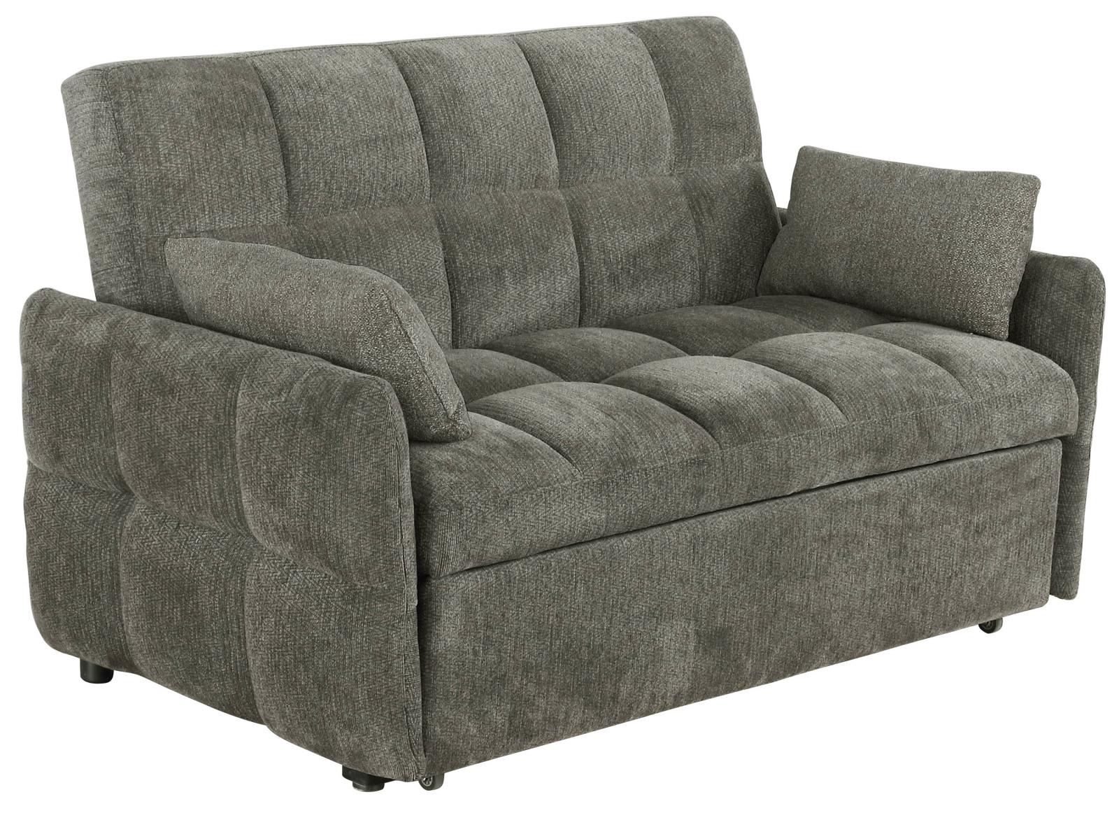 Cotswold Tufted Cushion Sleeper Sofa Bed Brown - 508308 - Bien Home Furniture & Electronics