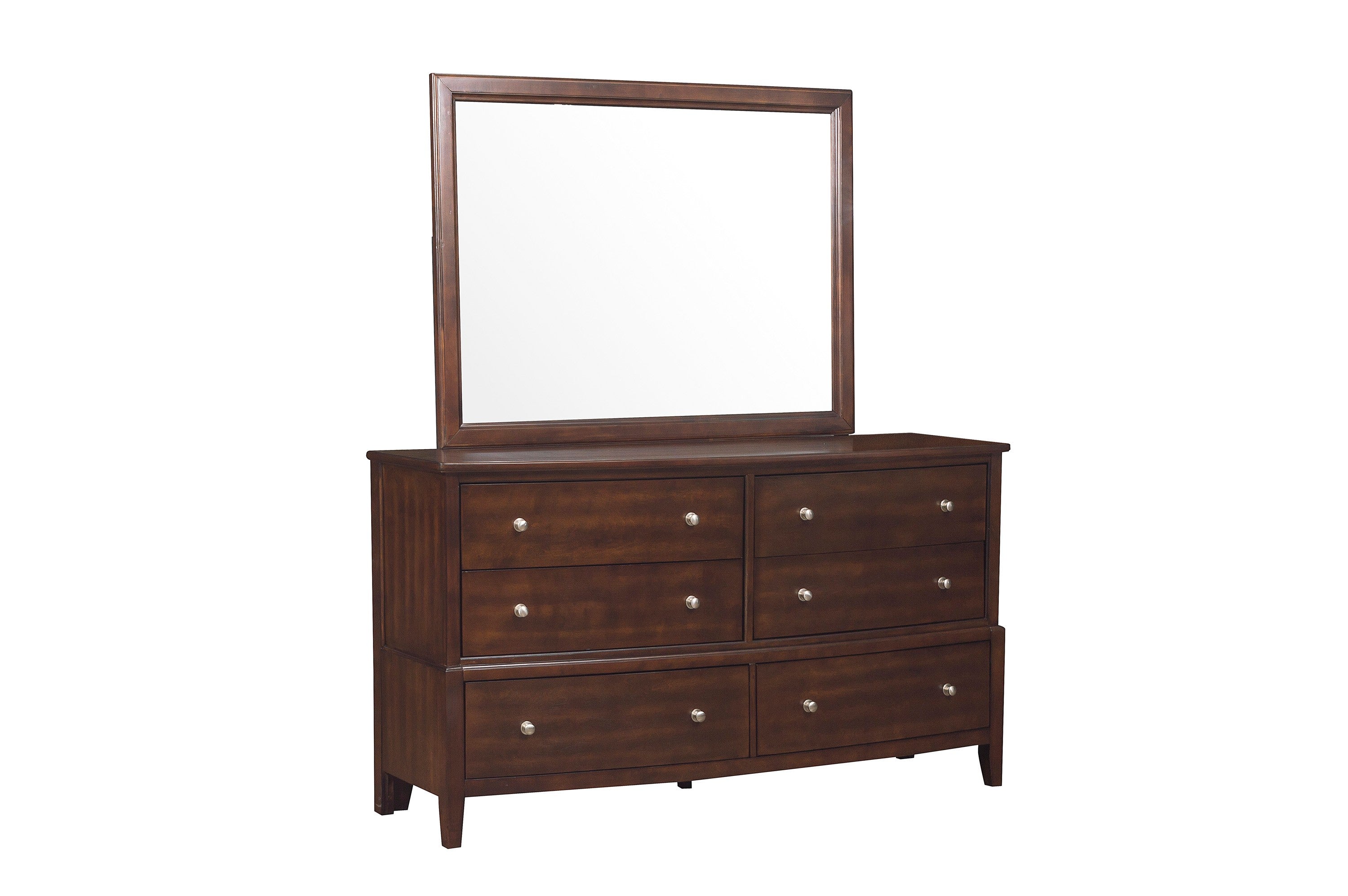 Cotterill Cherry Upholstered Panel Bedroom Set - SET | 1730-1 | 1730-2 | 1730-3 | 1730-5 | 1730-6 - Bien Home Furniture & Electronics