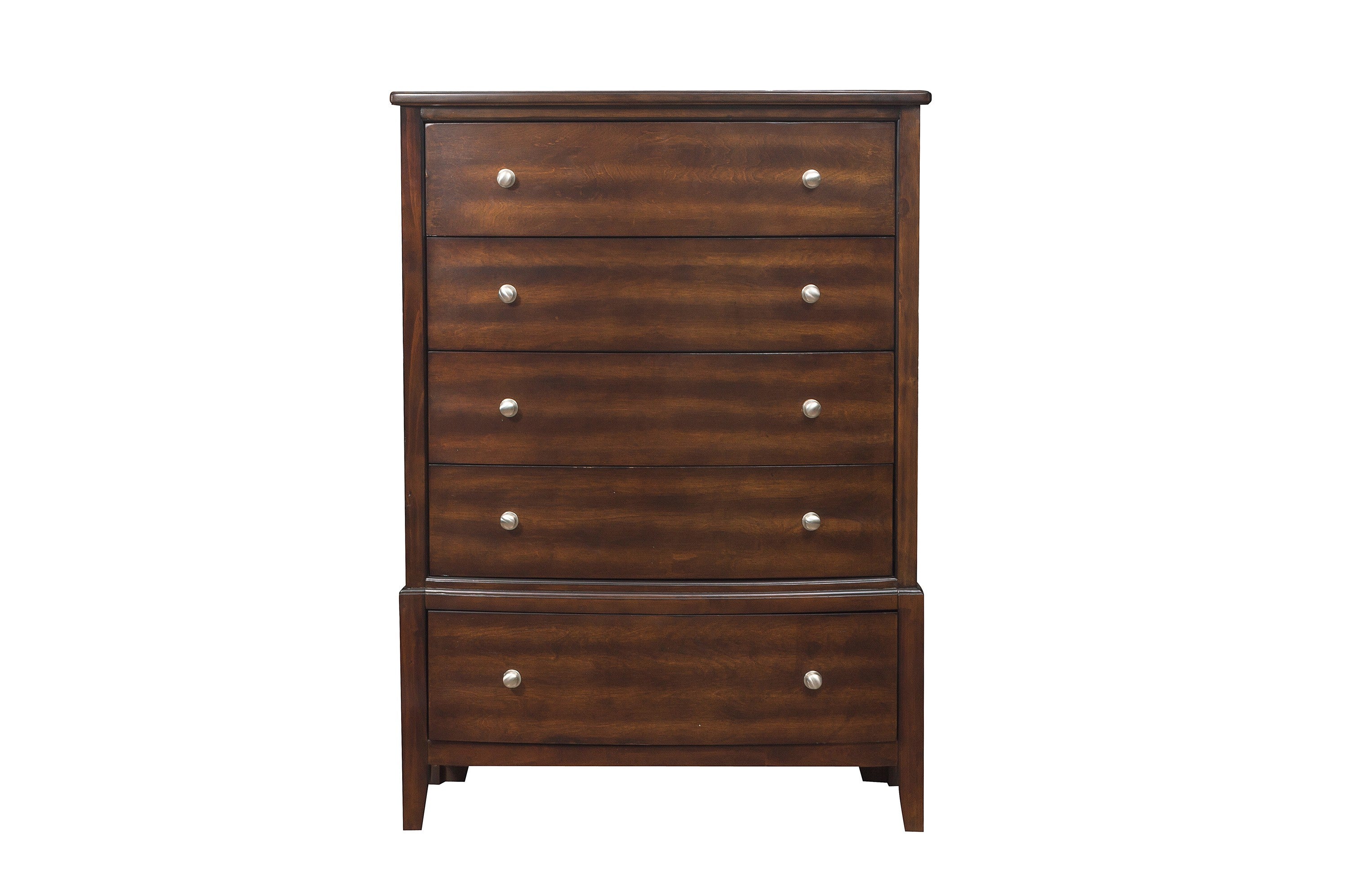 Cotterill Cherry Upholstered Panel Bedroom Set - SET | 1730-1 | 1730-2 | 1730-3 | 1730-5 | 1730-6 - Bien Home Furniture & Electronics