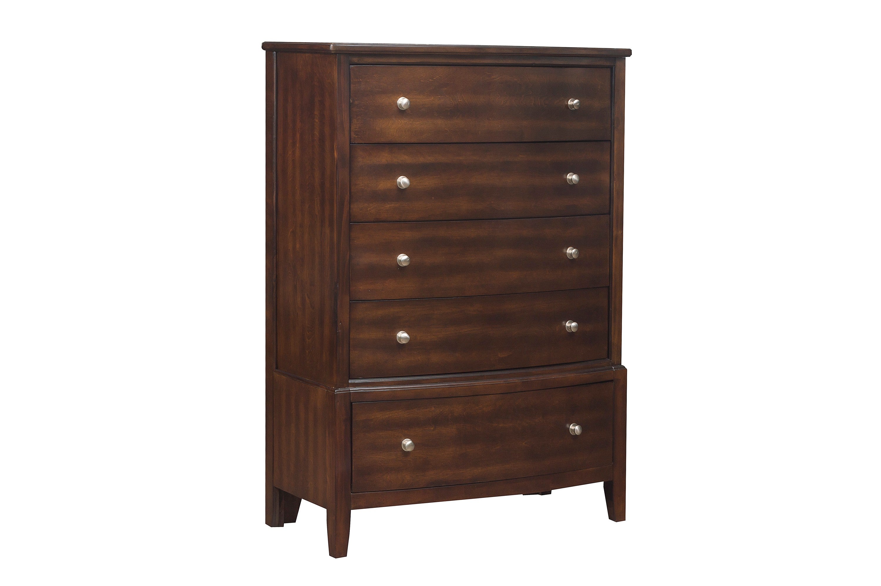 Cotterill Cherry Upholstered Panel Bedroom Set - SET | 1730-1 | 1730-2 | 1730-3 | 1730-5 | 1730-6 - Bien Home Furniture & Electronics