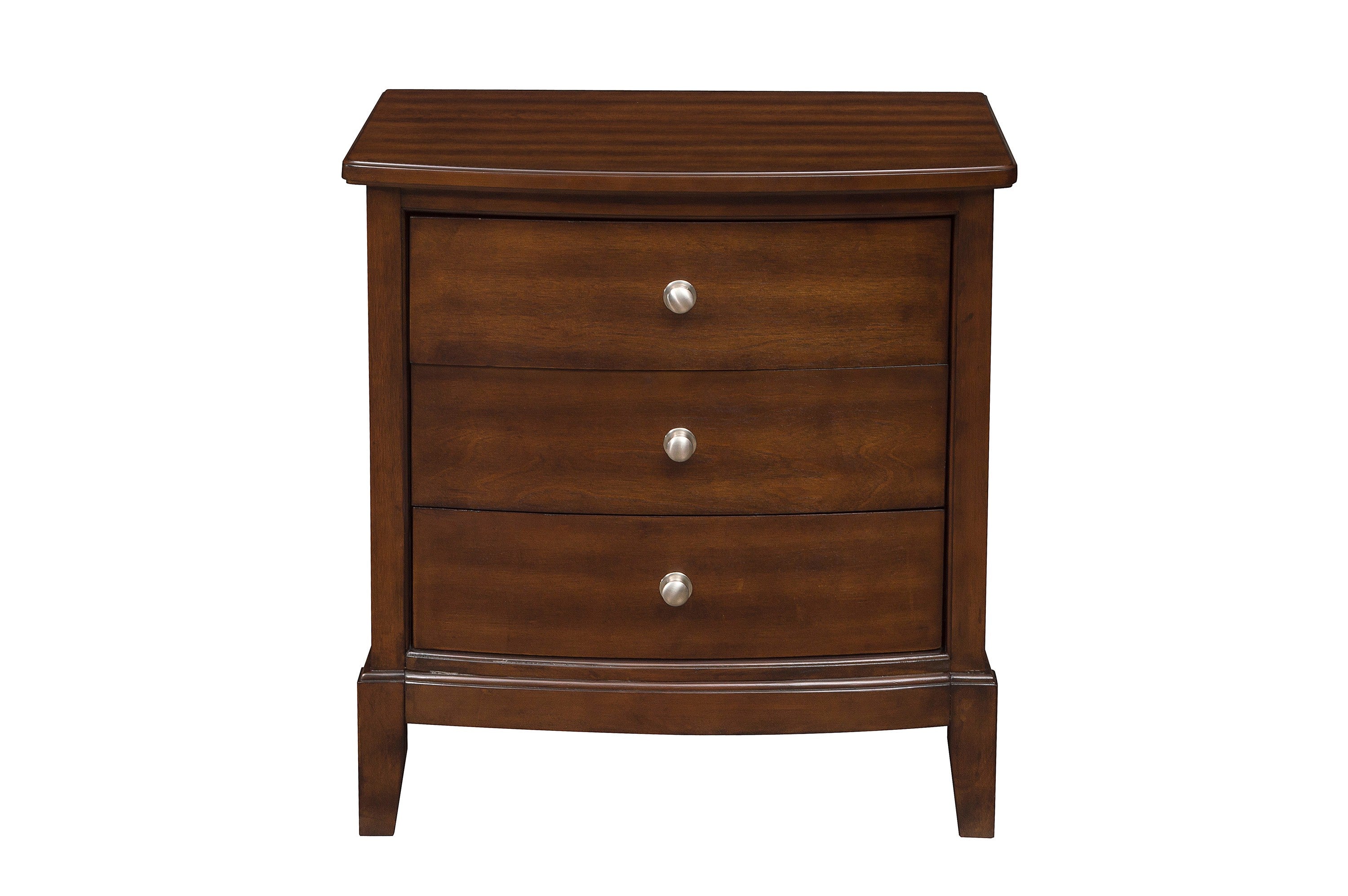 Cotterill Cherry Upholstered Panel Bedroom Set - SET | 1730-1 | 1730-2 | 1730-3 | 1730-5 | 1730-6 - Bien Home Furniture & Electronics