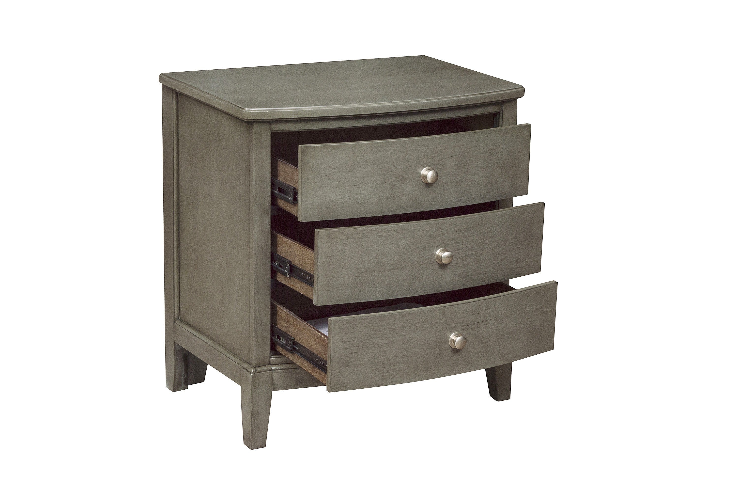 Cotterill Gray Upholstered Panel Bedroom Set - SET | 1730GY-1 | 1730GY-2 | 1730GY-3 | 1730GY-4 | 1730GY-9 - Bien Home Furniture & Electronics