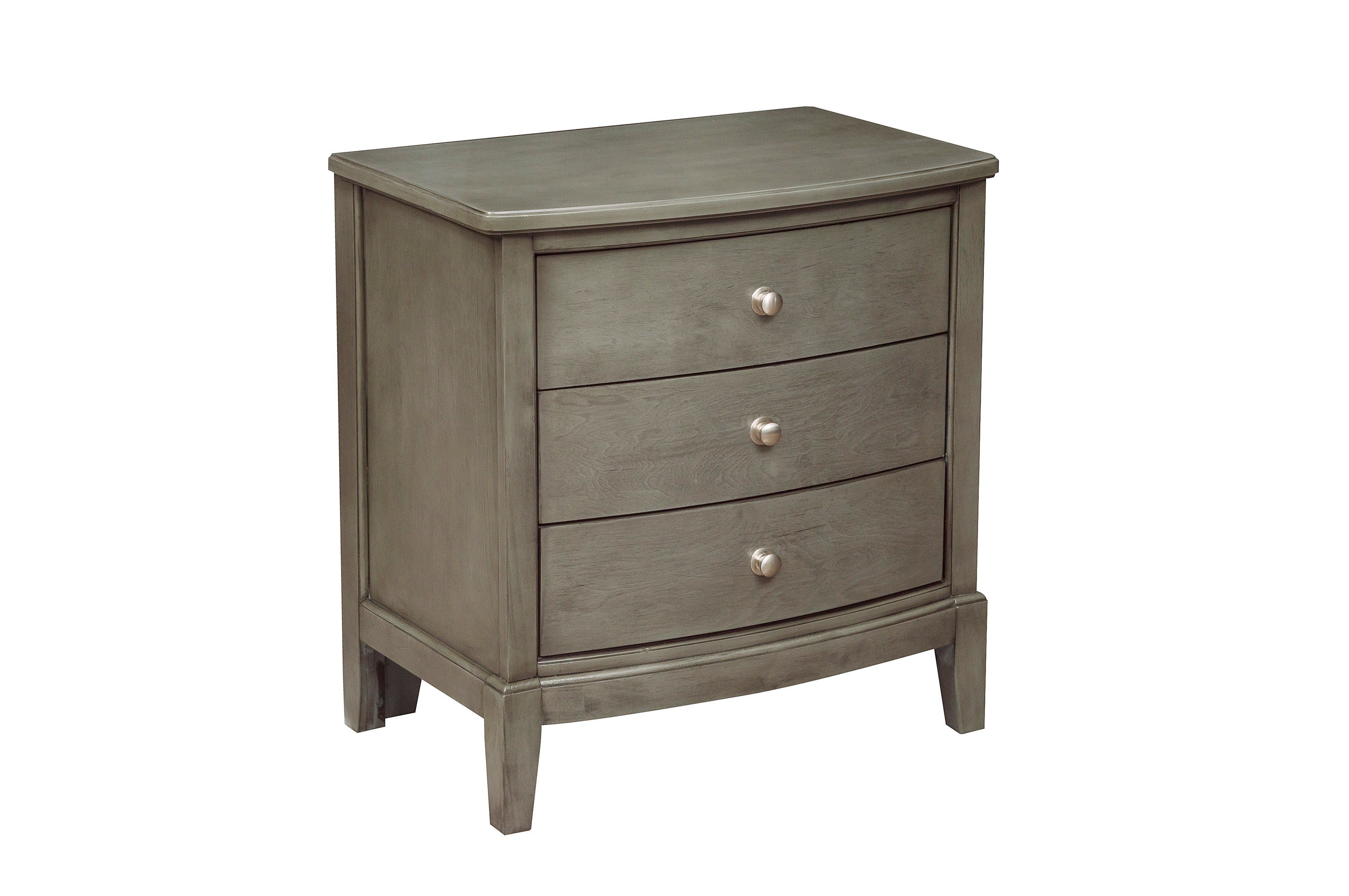 Cotterill Gray Upholstered Panel Bedroom Set - SET | 1730GY-1 | 1730GY-2 | 1730GY-3 | 1730GY-4 | 1730GY-9 - Bien Home Furniture & Electronics