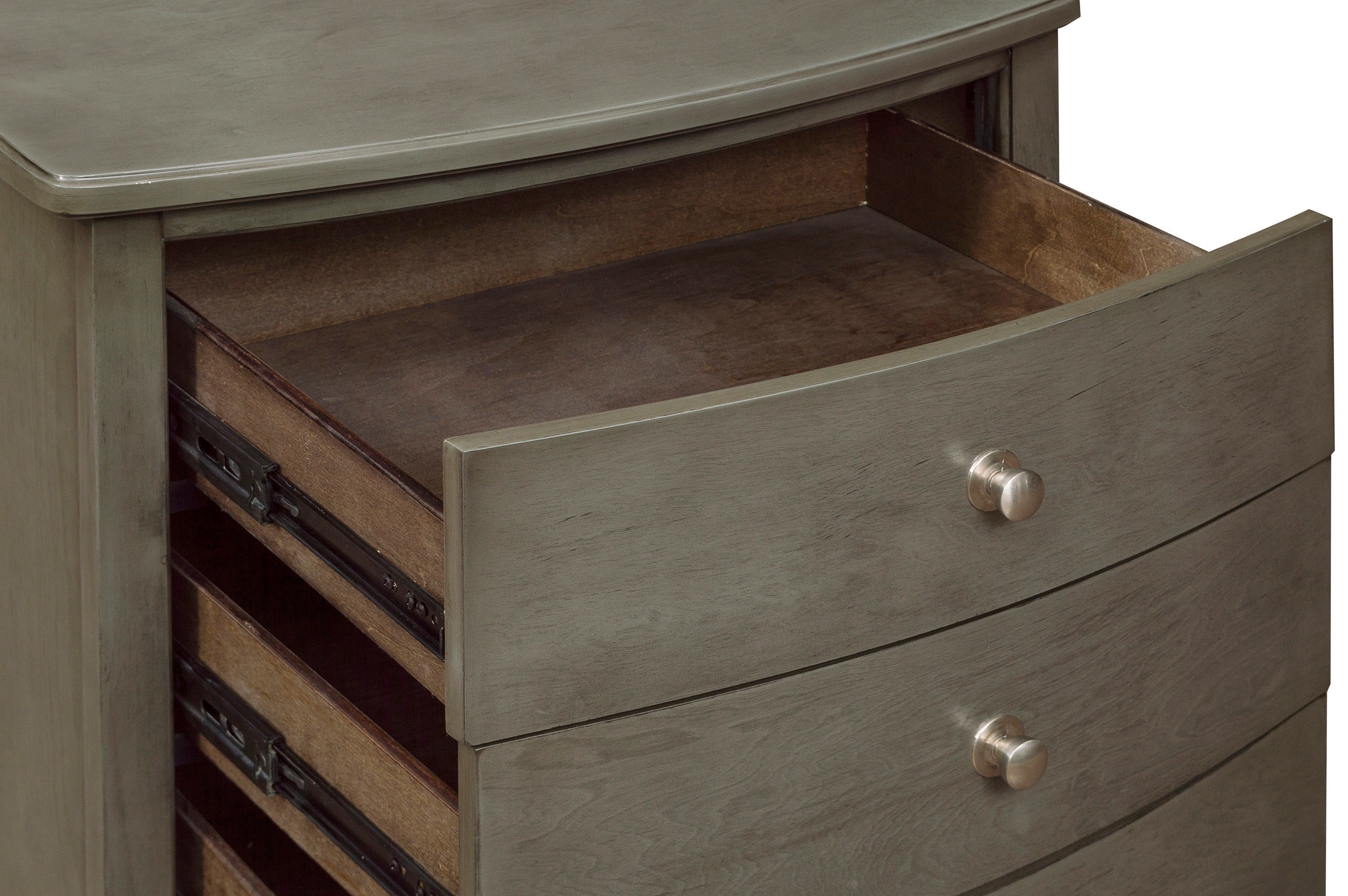 Cotterill Gray Upholstered Panel Bedroom Set - SET | 1730GY-1 | 1730GY-2 | 1730GY-3 | 1730GY-4 | 1730GY-9 - Bien Home Furniture & Electronics