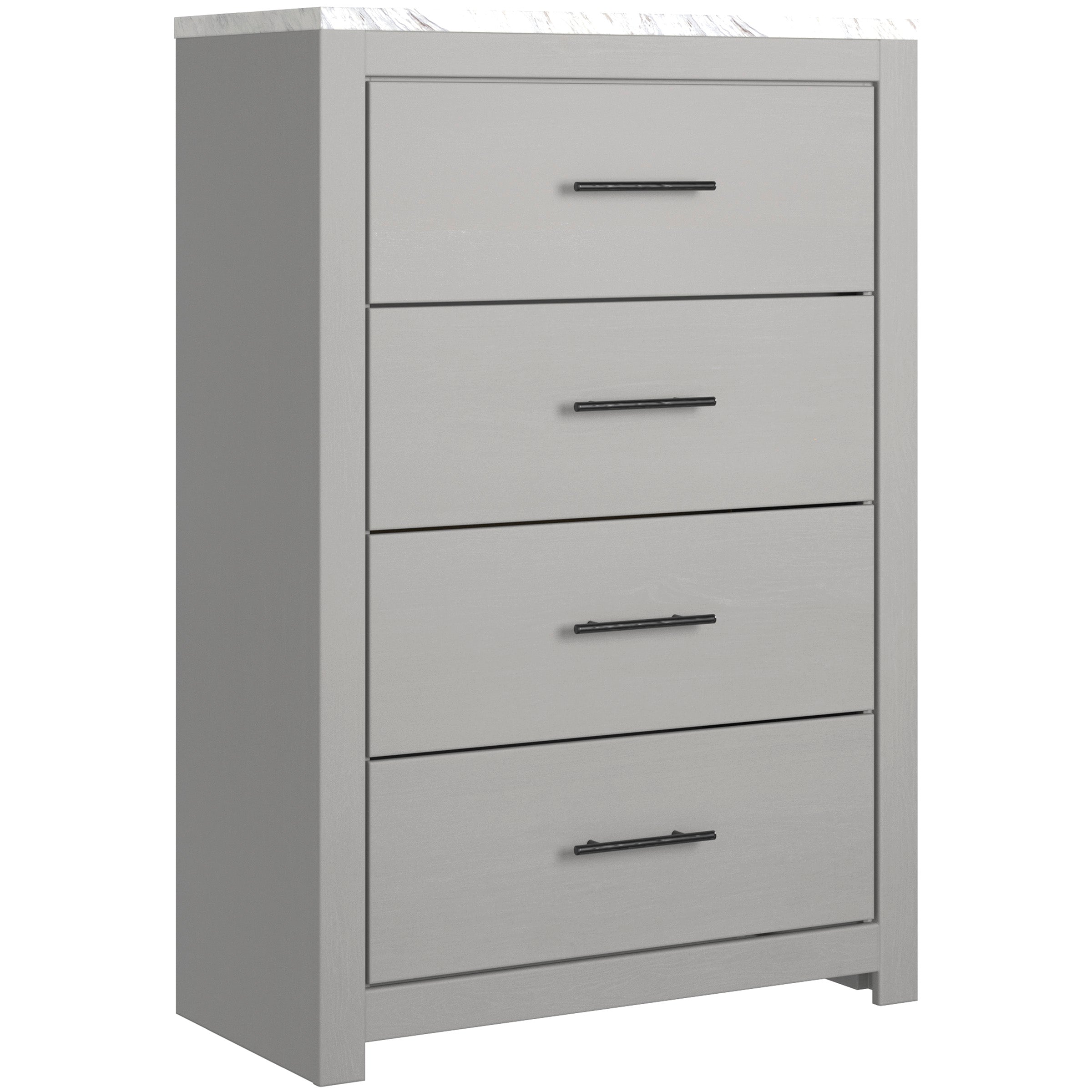 Cottonburg Light Gray/White Lighted Panel Bedroom Set - SET | B1192-56 | B1192-58 | B1192-99 | B1192-31 | B1192-36 - Bien Home Furniture & Electronics