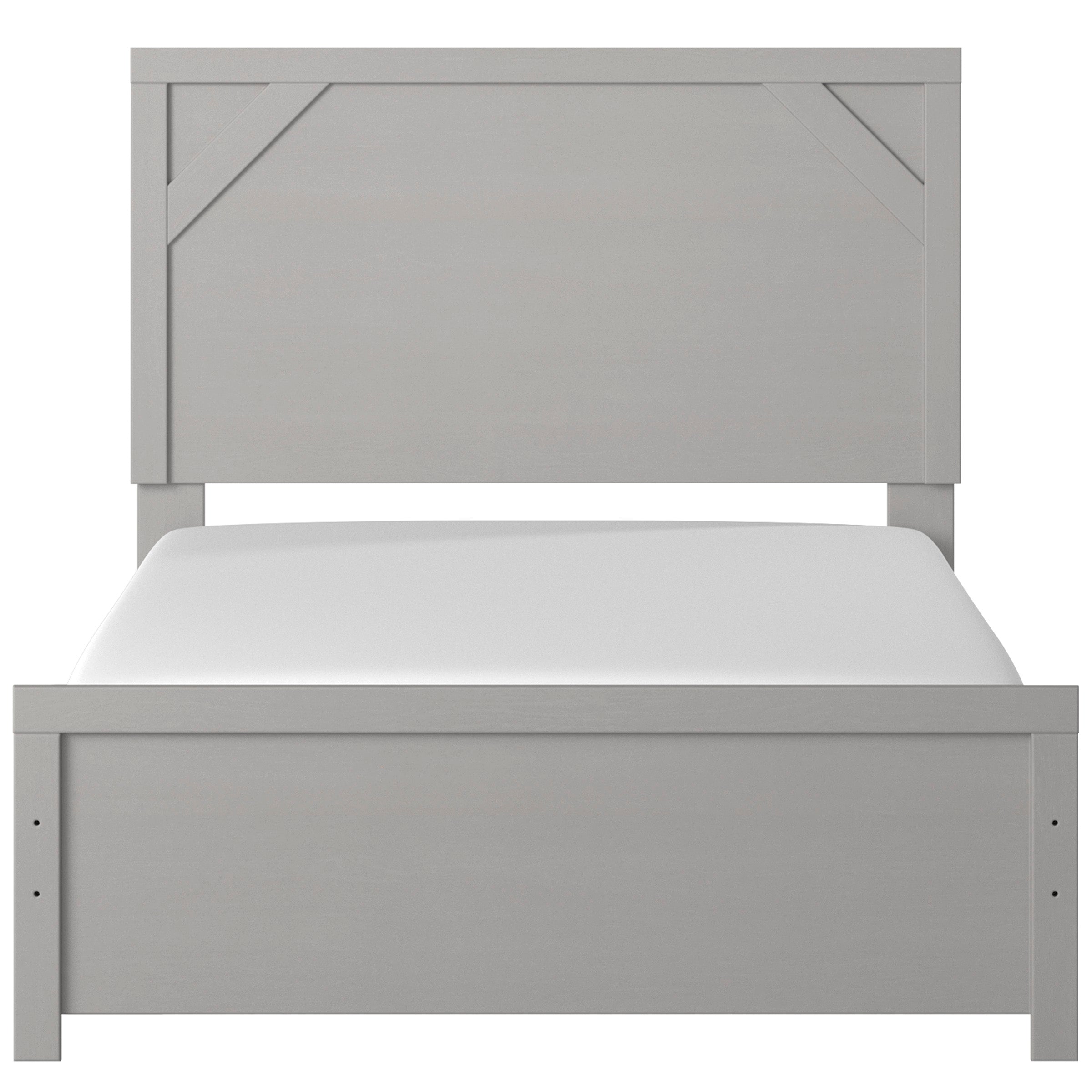 Cottonburg Light Gray/White Panel Youth Bedroom Set - SET | B1192-55 | B1192-86 | B1192-31 | B1192-36 - Bien Home Furniture & Electronics