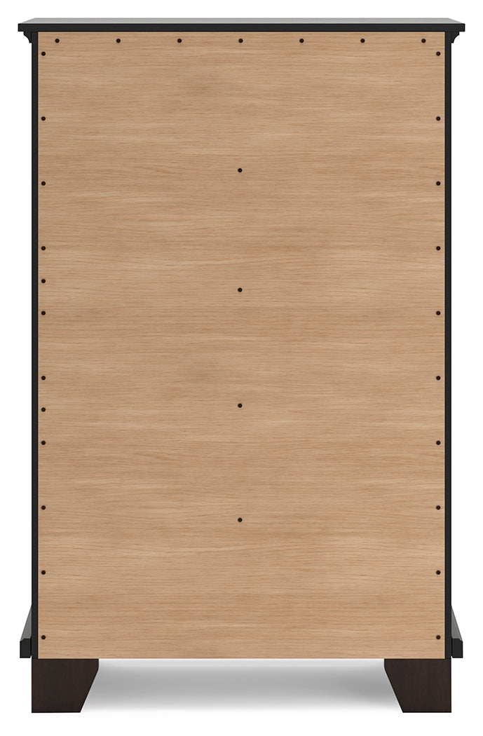 Covetown Dark Brown Chest of Drawers - B441-46 - Bien Home Furniture & Electronics