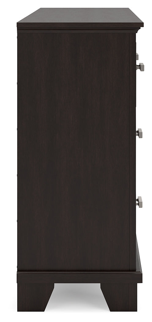 Covetown Dark Brown Dresser - B441-31 - Bien Home Furniture & Electronics