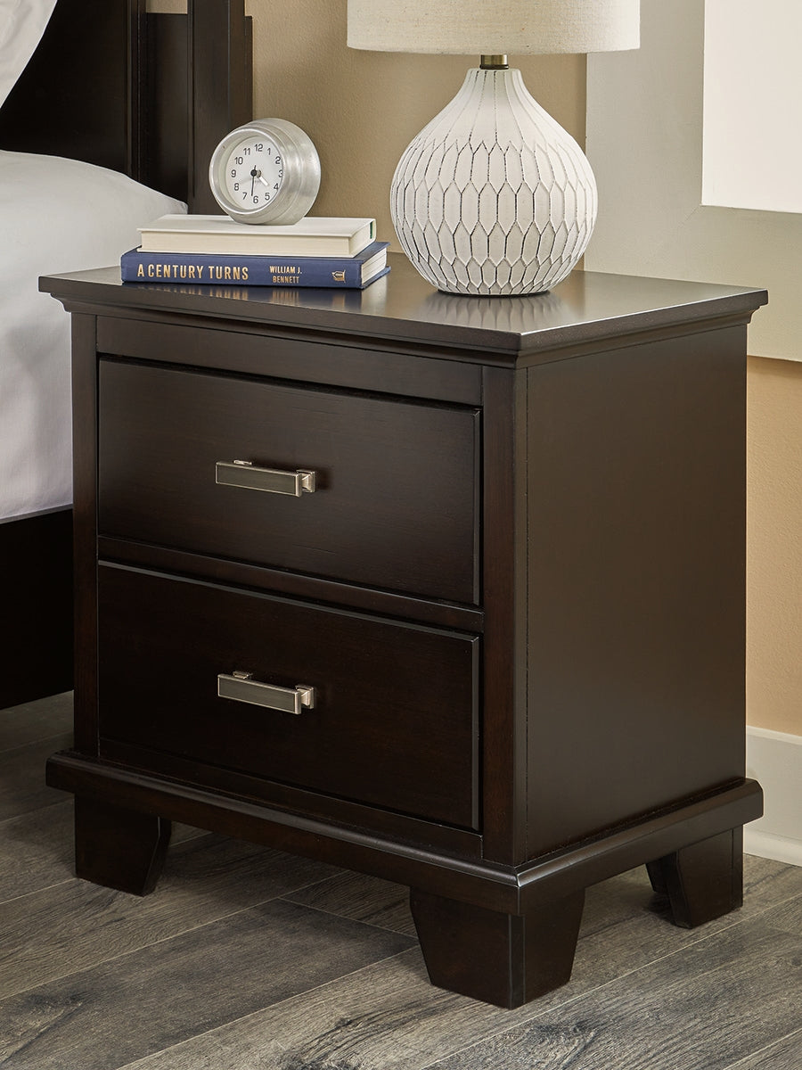 Covetown Dark Brown Nightstand - B441-92 - Bien Home Furniture &amp; Electronics