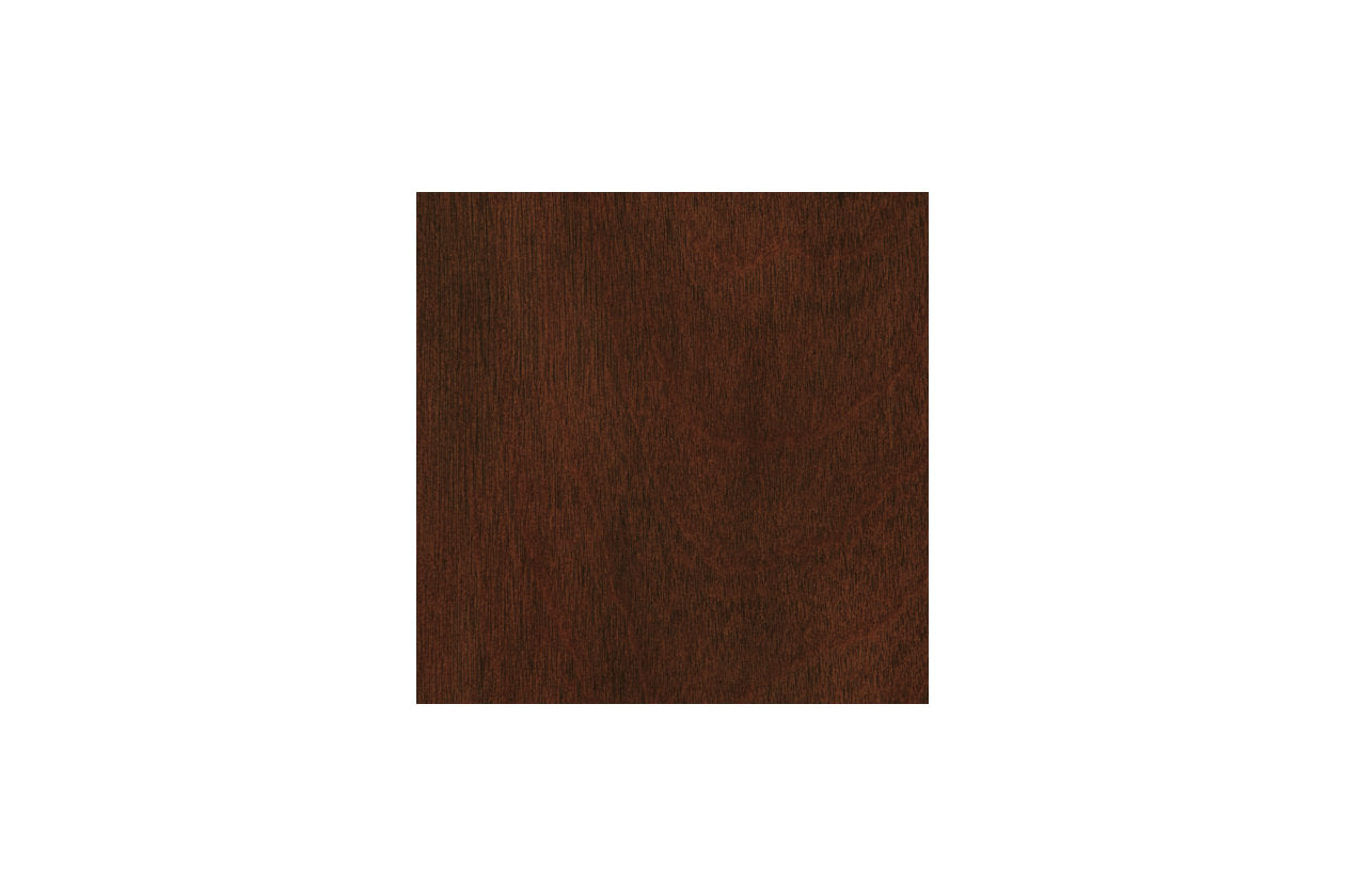 Coviar Brown Dining Table and Chairs with Bench, Set of 6 - D385-325 - Bien Home Furniture & Electronics