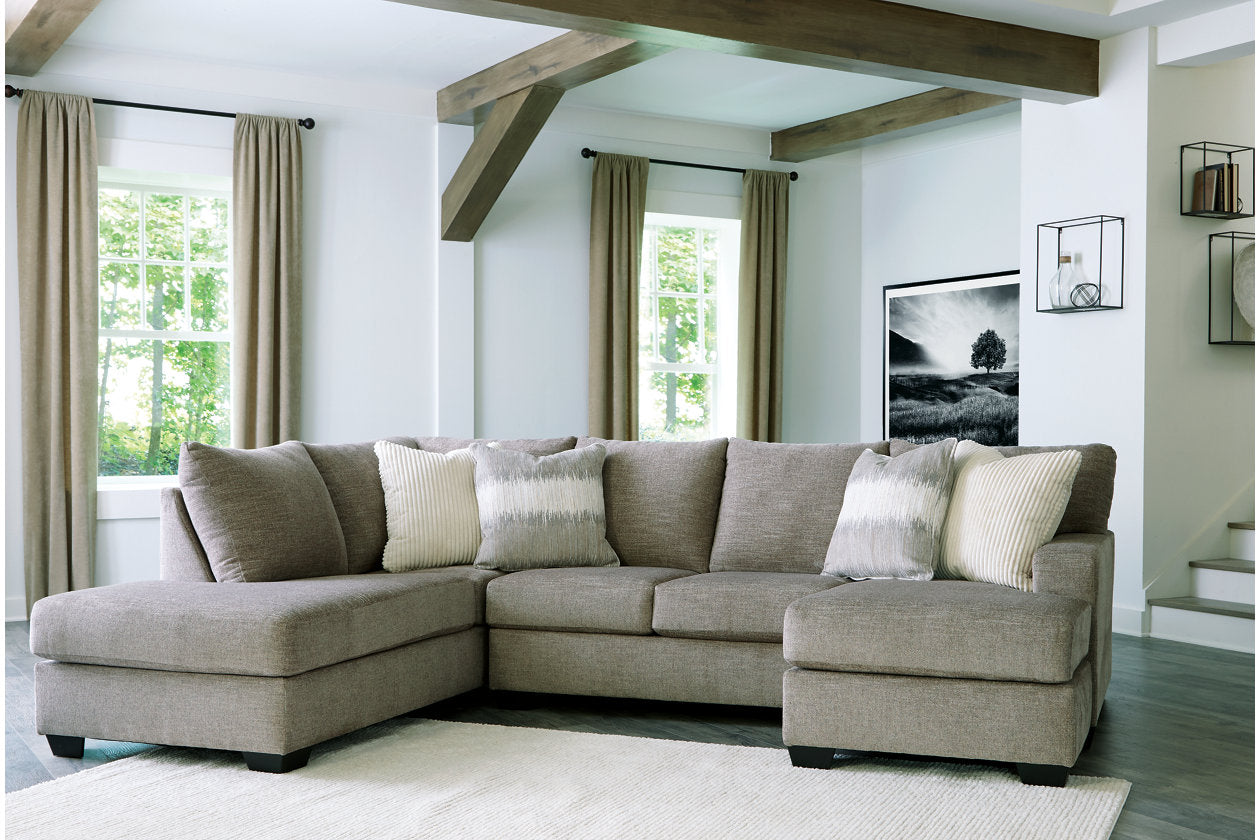 Creswell Stone LAF Sectional - SET | 1530503 | 1530516 - Bien Home Furniture & Electronics